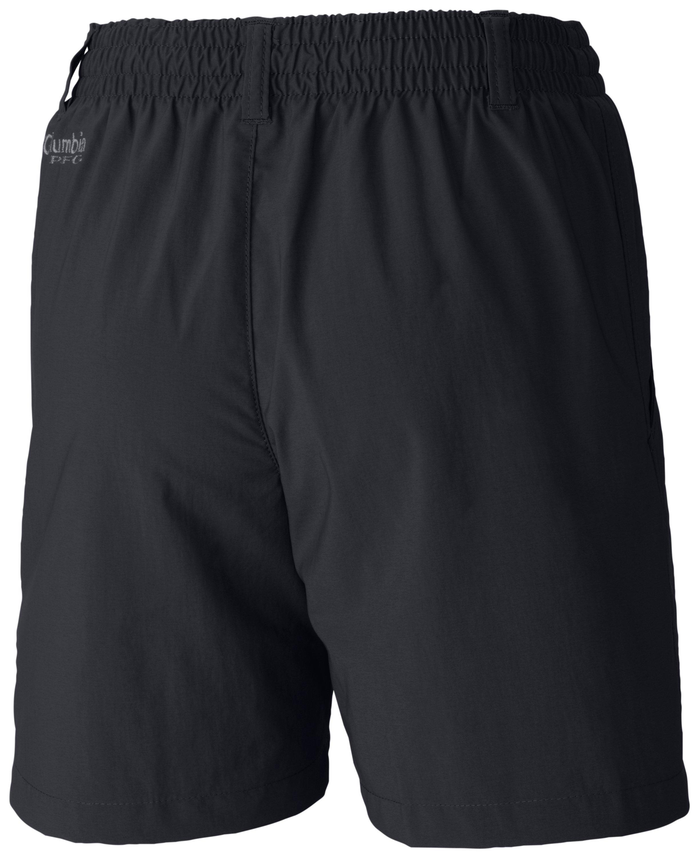 Columbia Boys' PFG Backcast Shorts - BLACK Thumbnail View 2