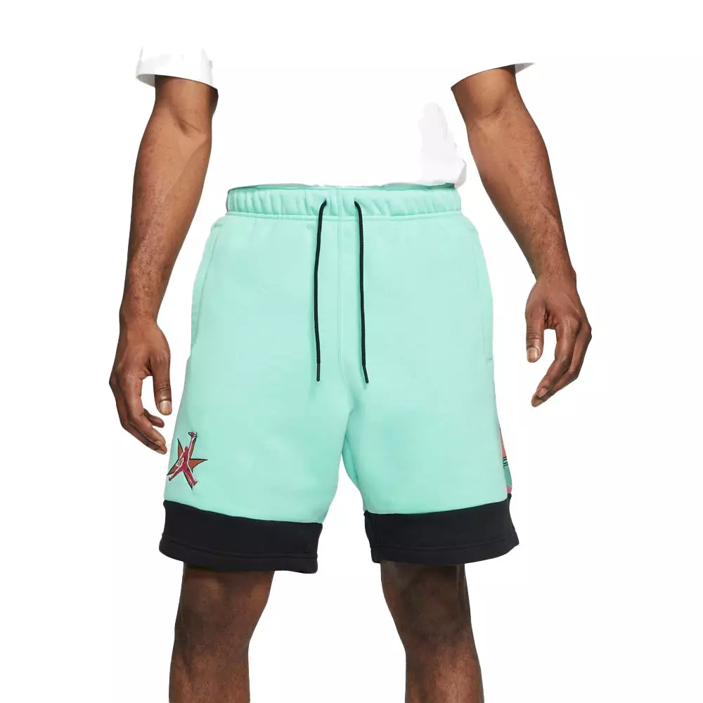 Jordan Men's AJXI "Light Blue" Fleece Shorts - LT BLUE