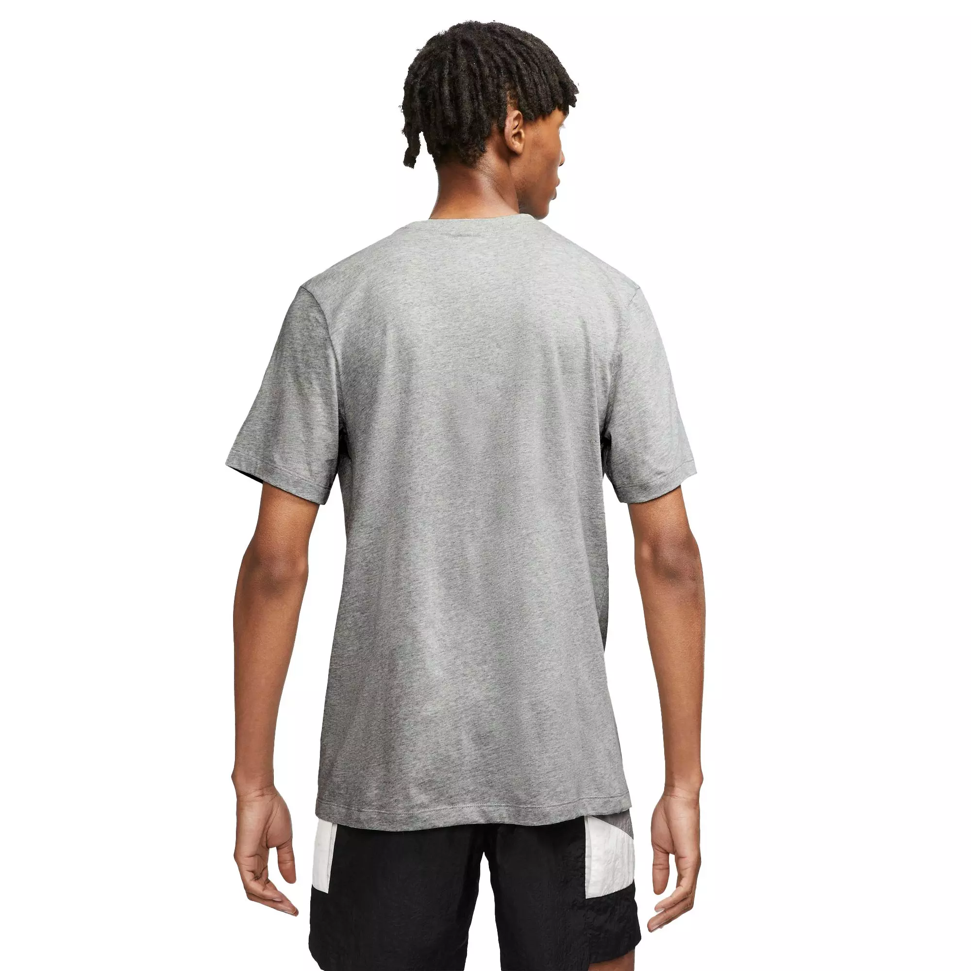 Nike Men's Sportswear Club Tee - GREY/BLACK