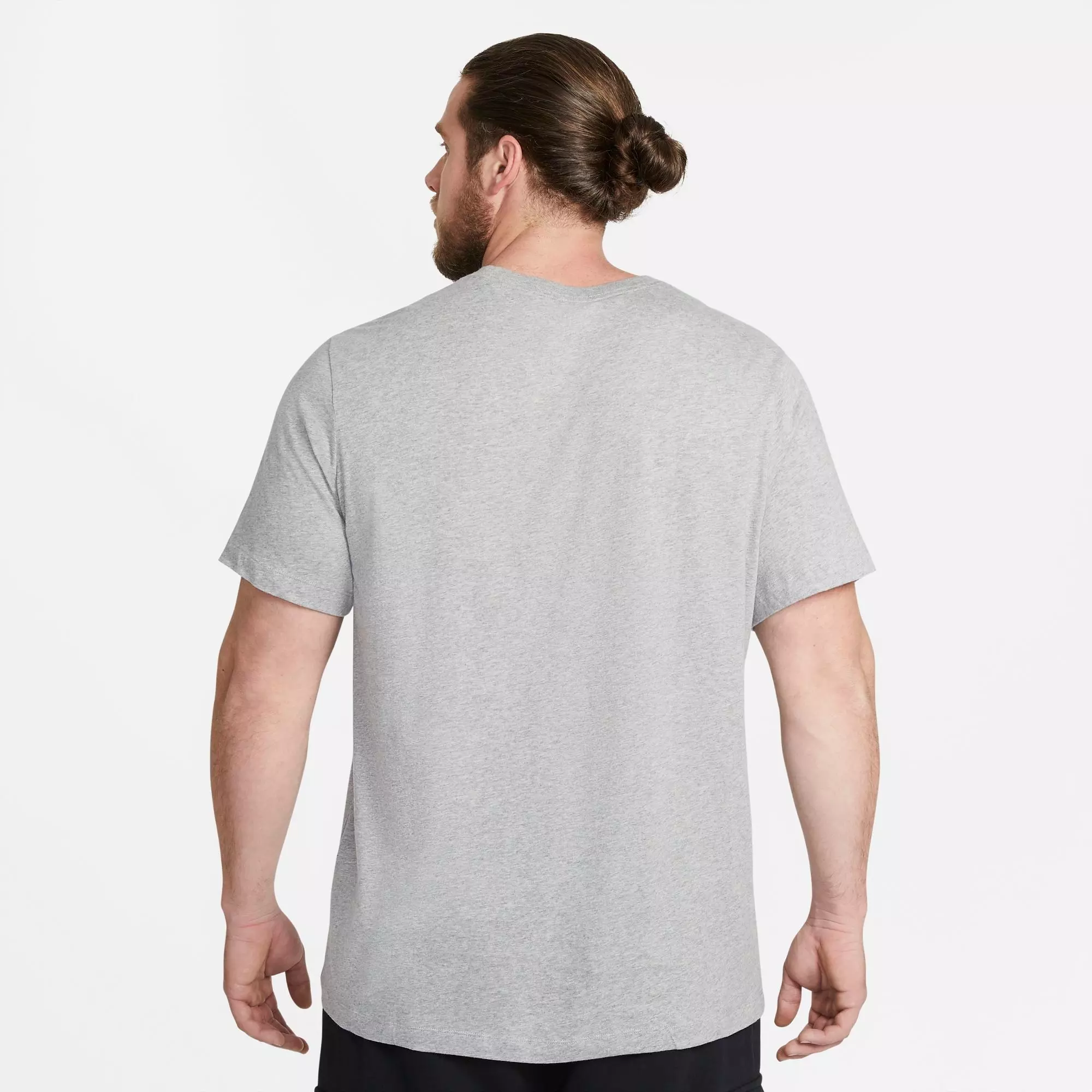 Nike Men's Sportswear Club Tee - GREY/BLACK