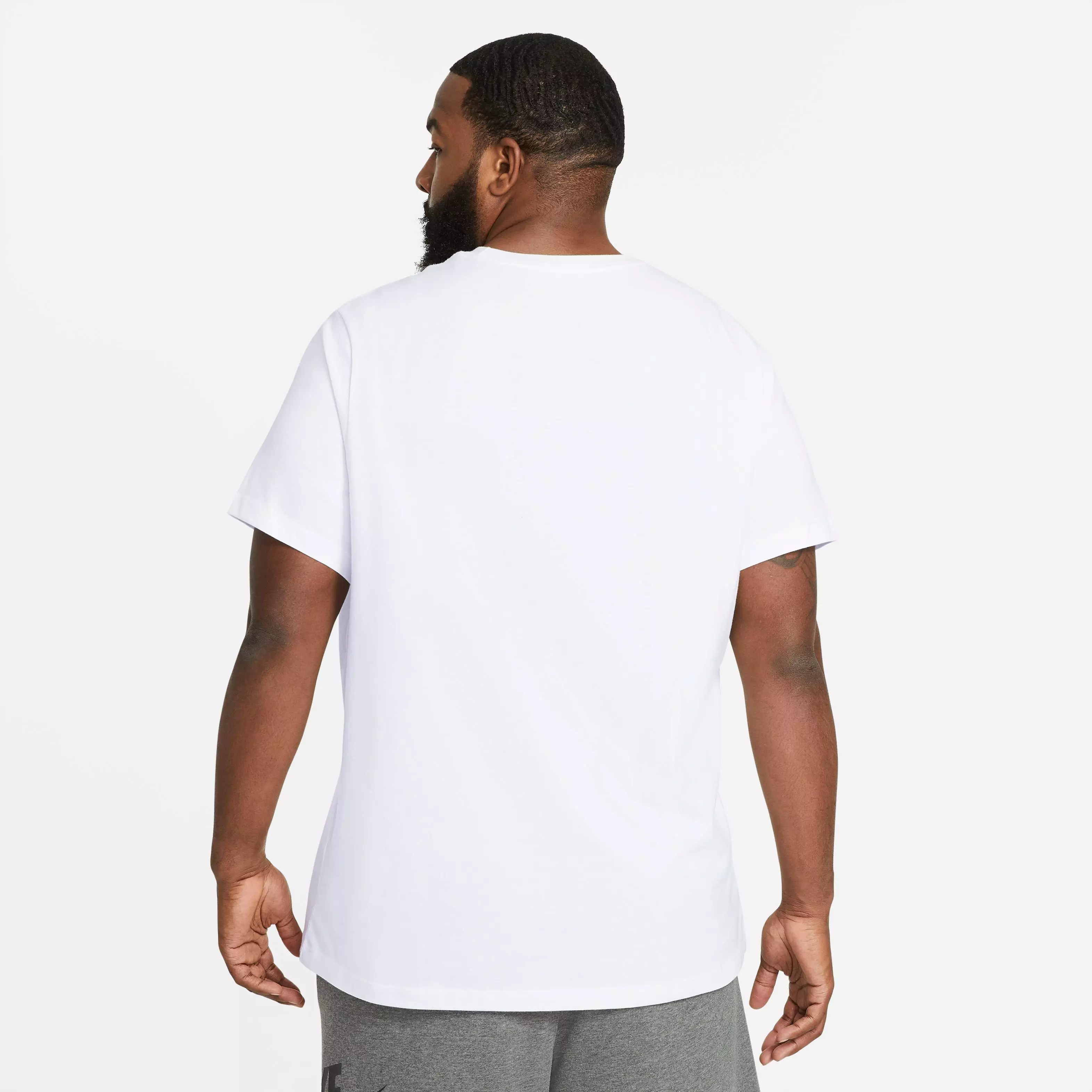 Nike Men's Sportswear Icon Futura Tee-White/Black - WHITE/BLACK