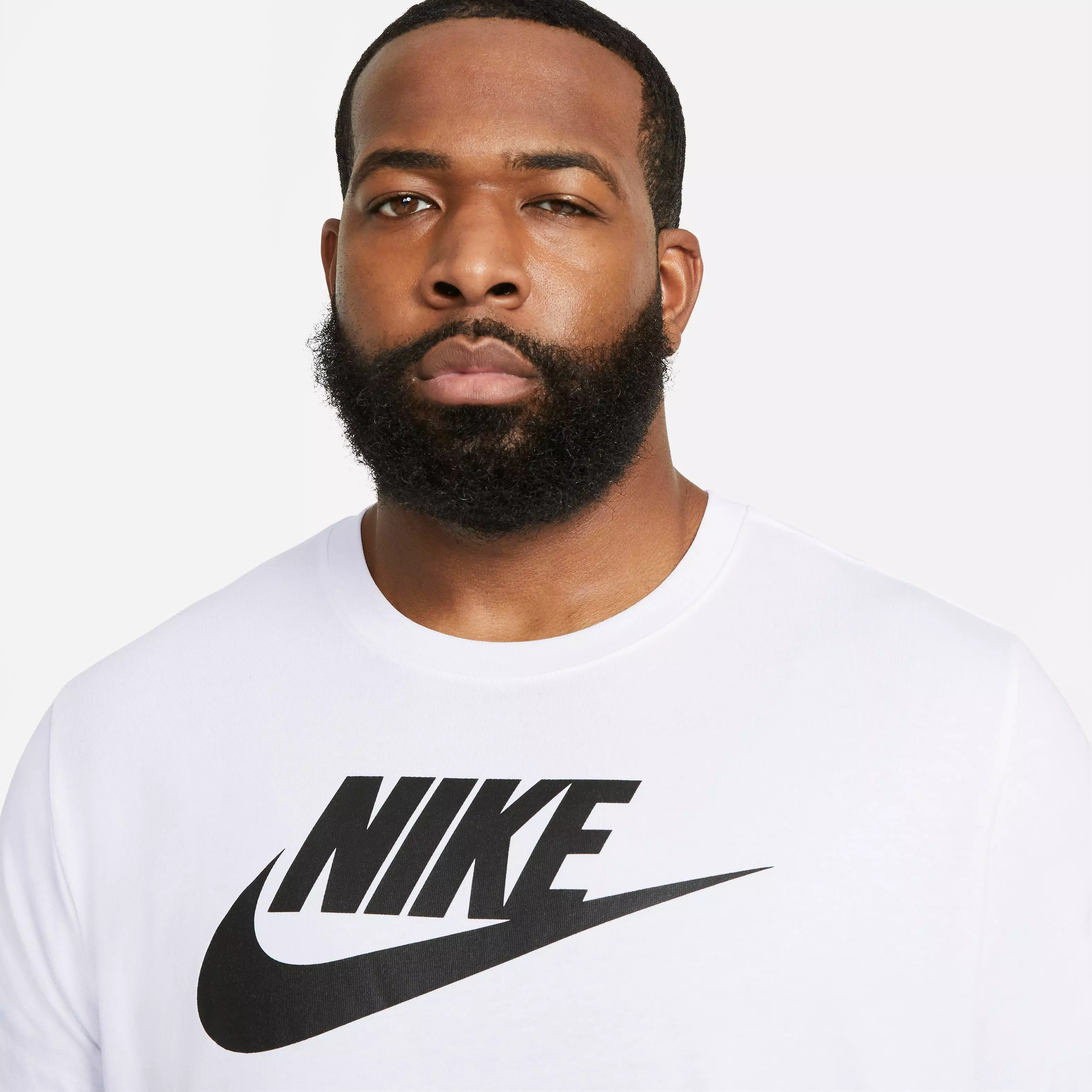 Nike Men's Sportswear Icon Futura Tee-White/Black - WHITE/BLACK