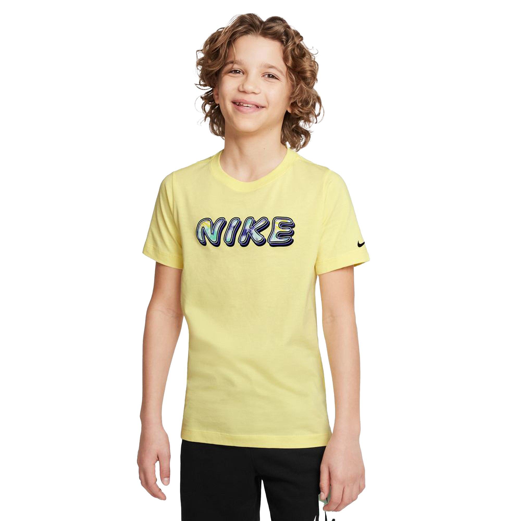 boys yellow nike shirt