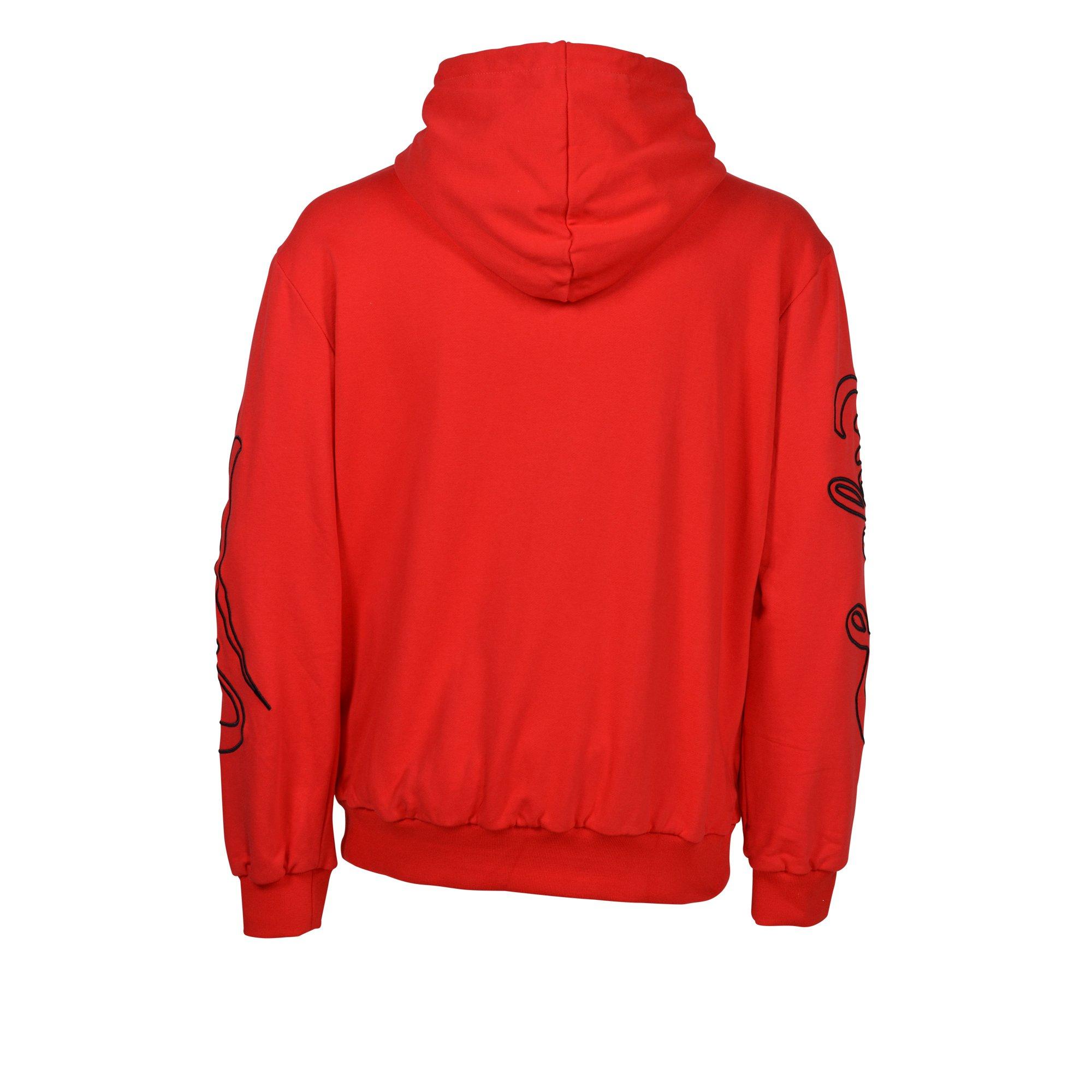 BKYS Men's Lucky Charm Hoodie-Red/Black