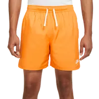 Nike Men's Sportswear Sport Essentials Woven Lined Flow "Orange" Shorts - ORANGE