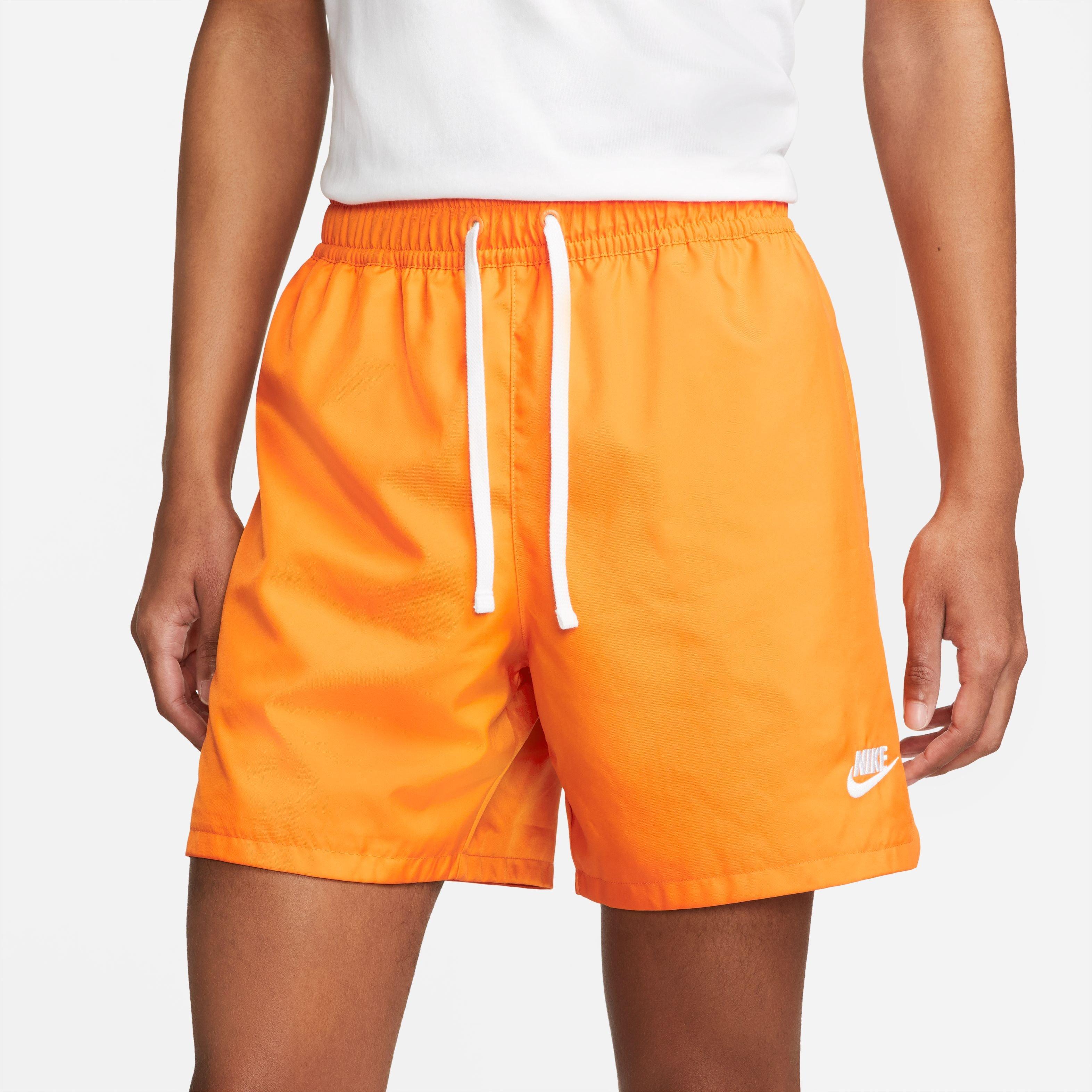 Nike Men's Sportswear Sport Essentials Woven Lined Flow Orange Shorts