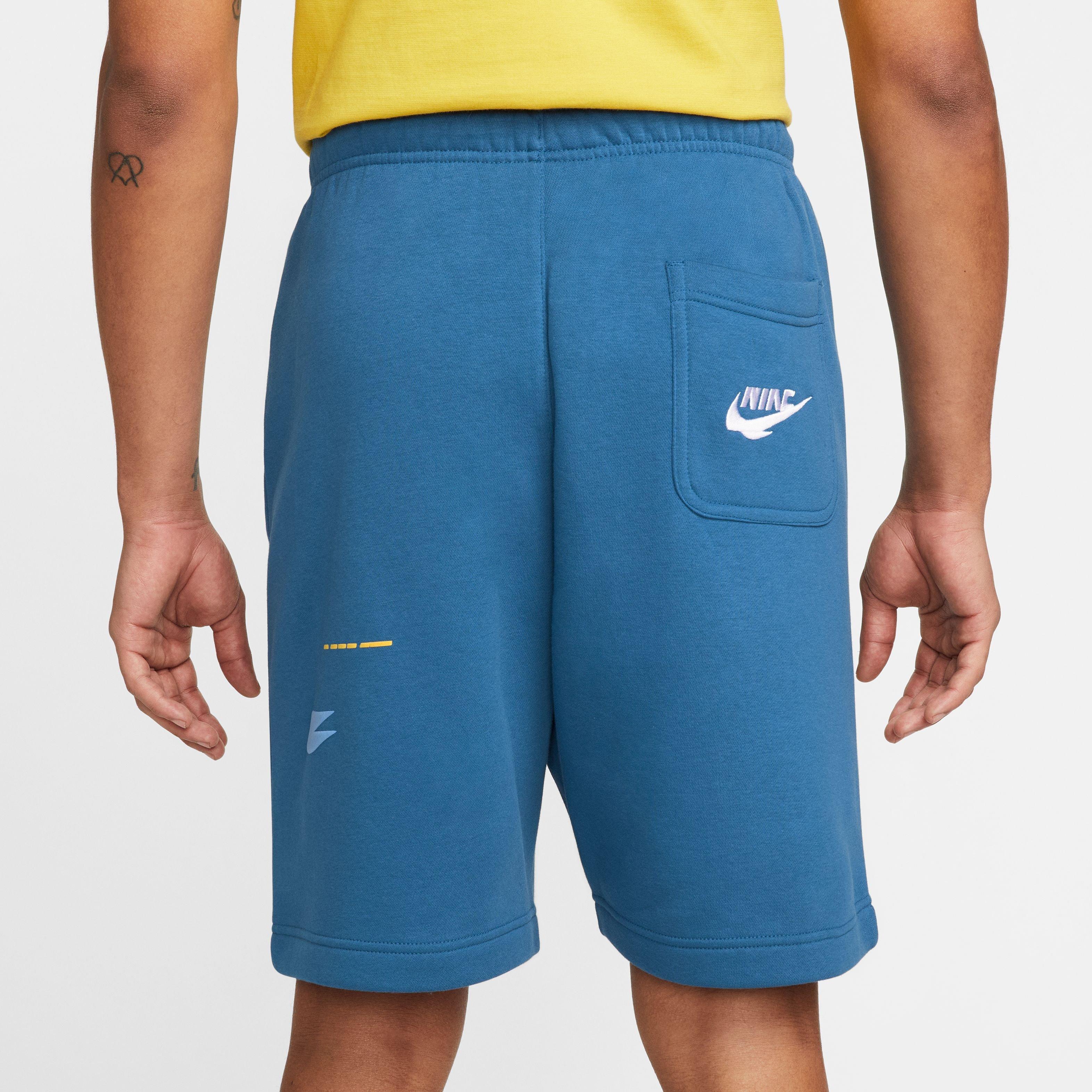 Nike Air Men's French Terry Shorts, Large, Sesame