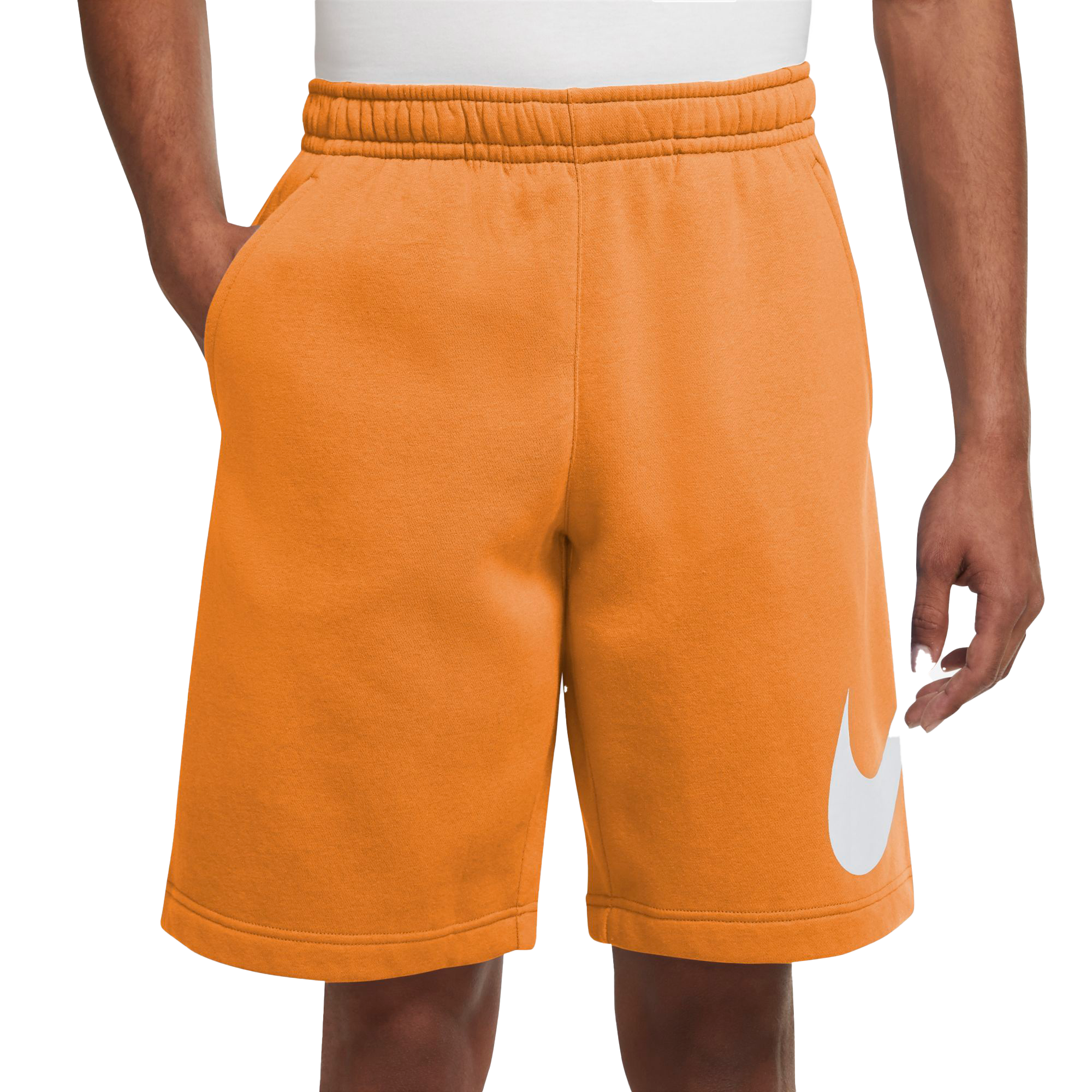 mens nike shorts orange