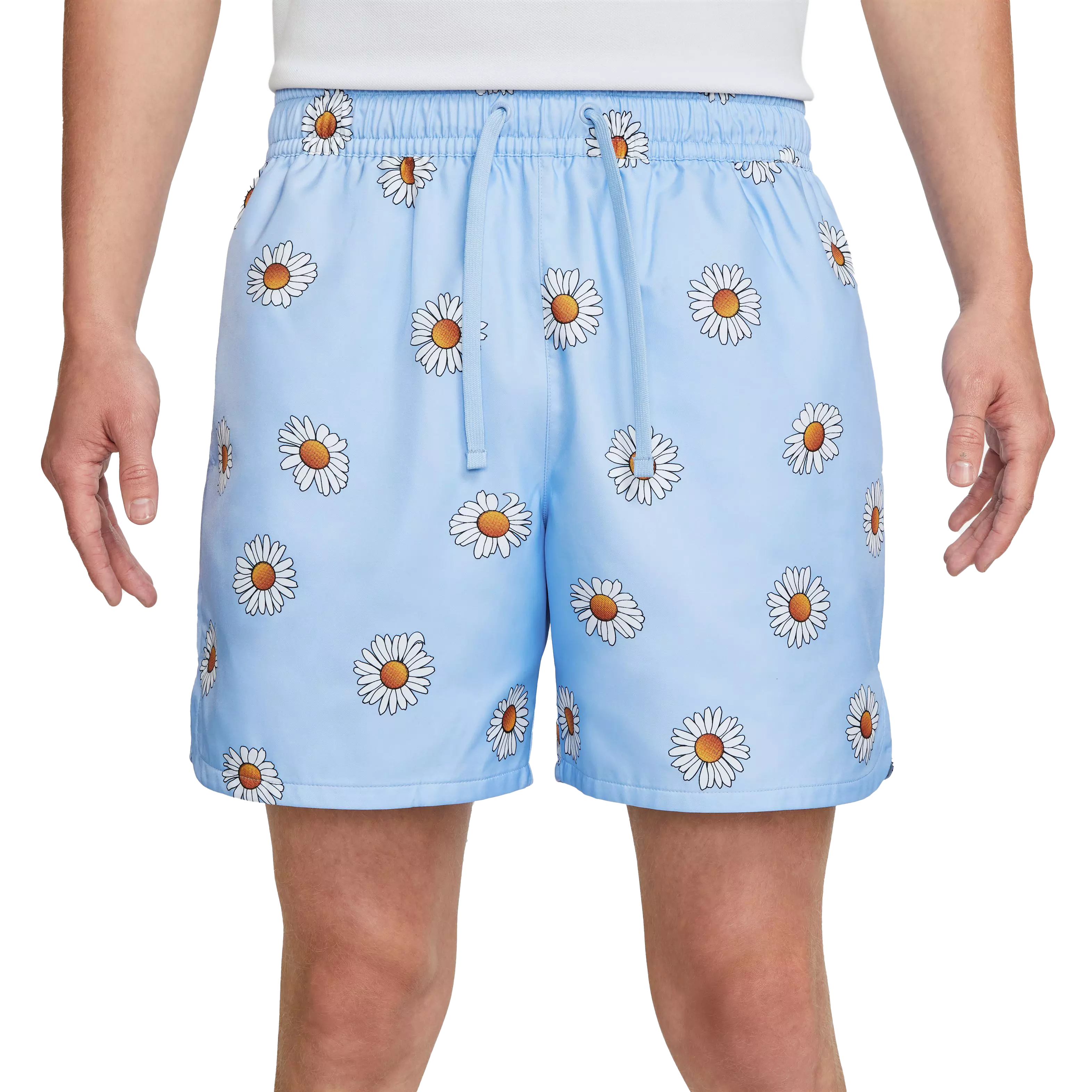 Nike Men's Sportswear Sport Essentials+ Flow Shorts-Teal/White - TEAL/WHITE