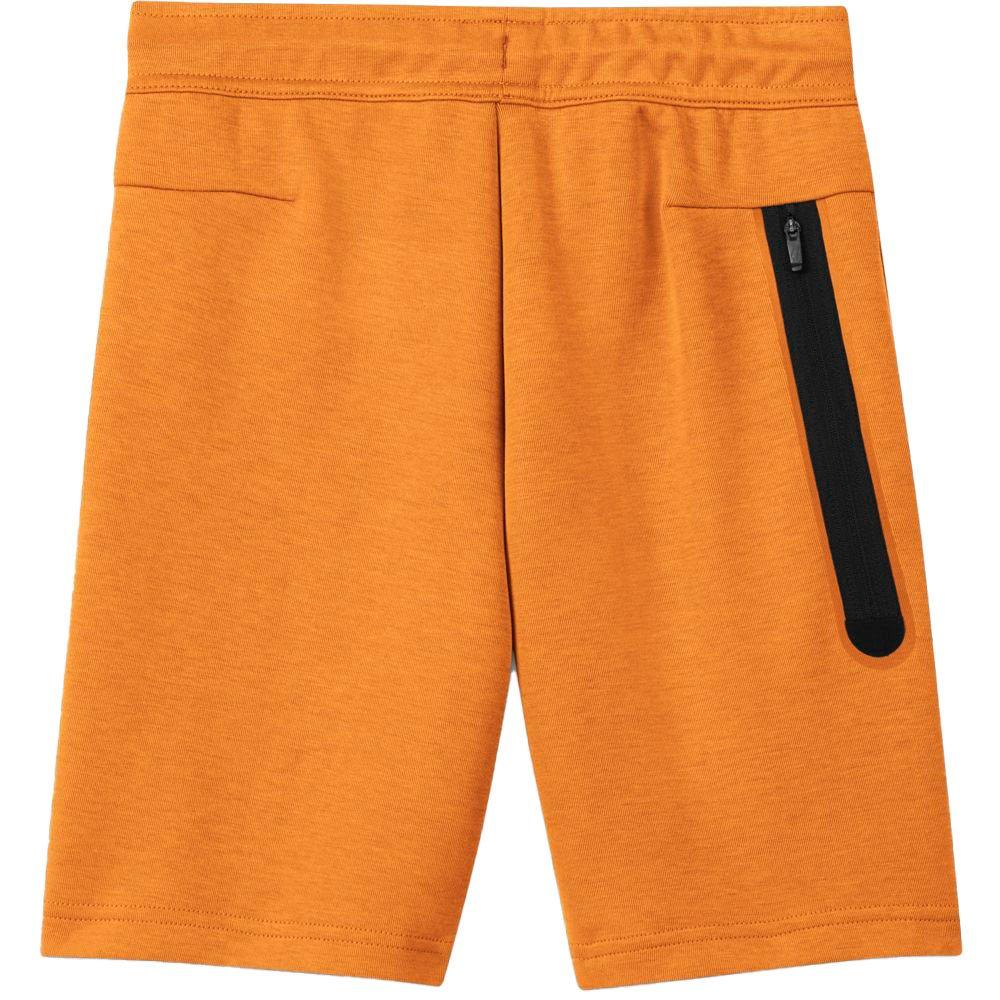 Nike Big Kids' "Orange" Tech Fleece Shorts - ORANGE Thumbnail View 2
