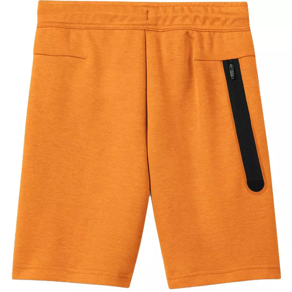 Nike Big Kids' "Orange" Tech Fleece Shorts - ORANGE