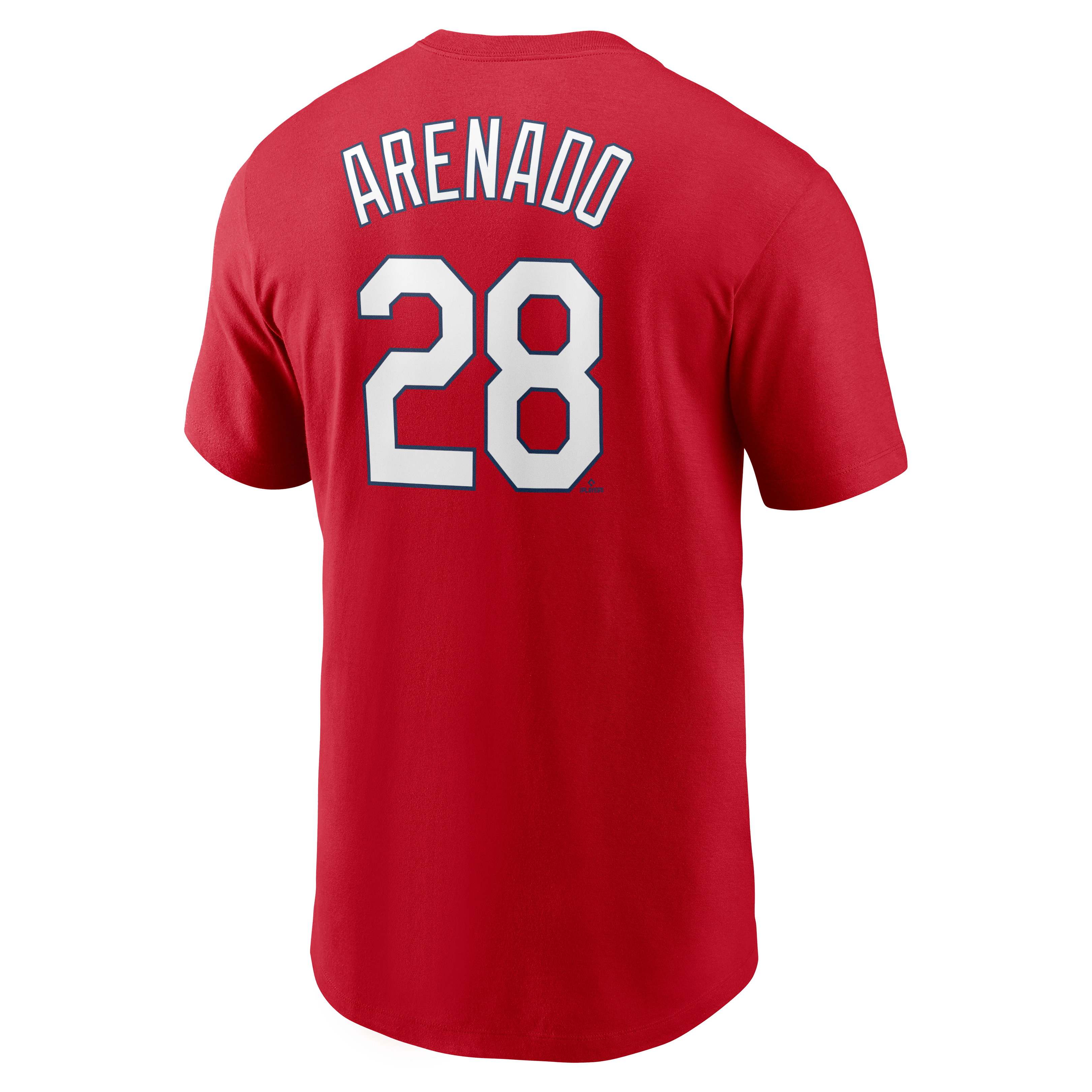 Nike Men's St. Louis Cardinals N. Arenado Cotton Name & Number Top - RED Thumbnail View 1