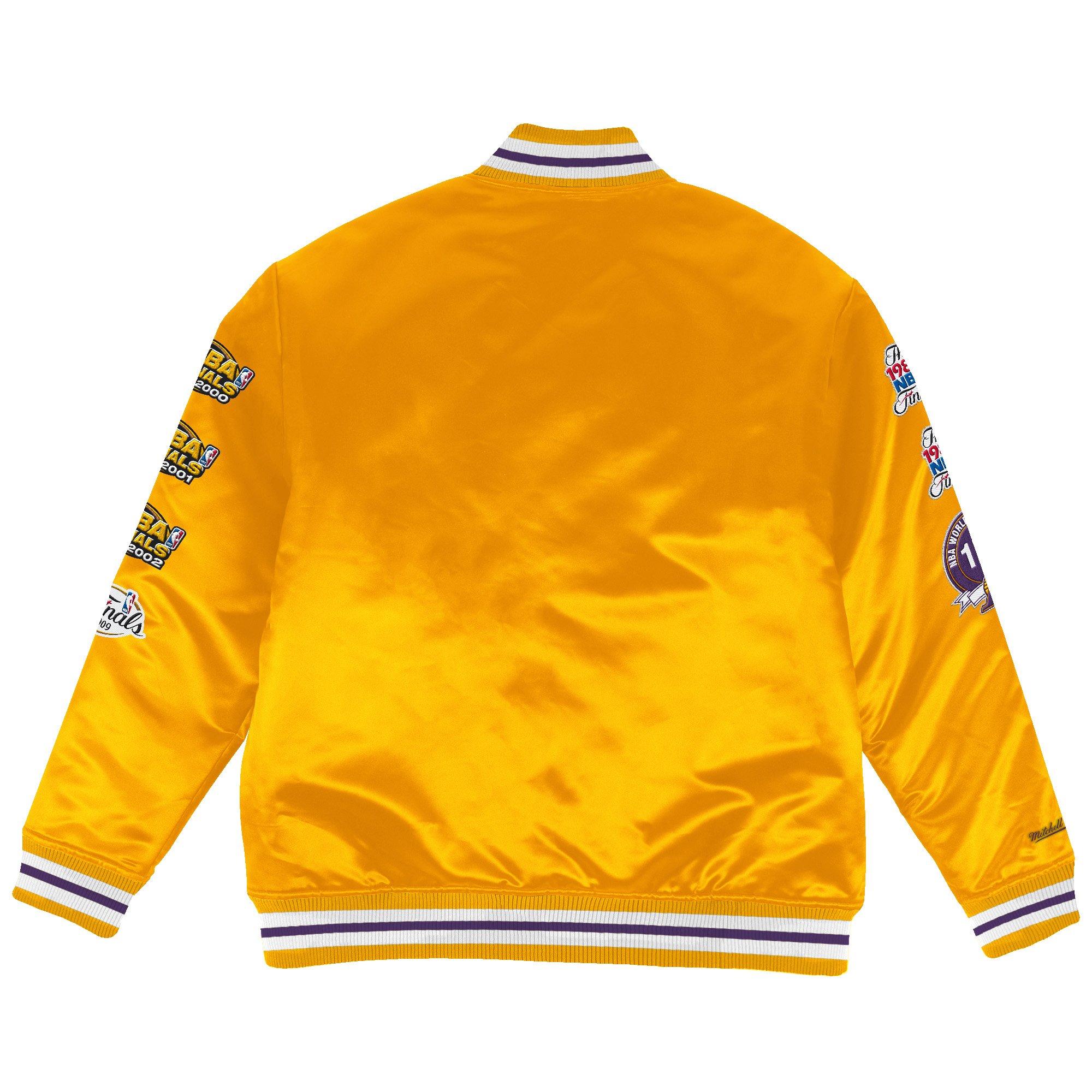 Mitchell & Ness Mens NBA LOS ANGELES LAKERS Champ City Satin