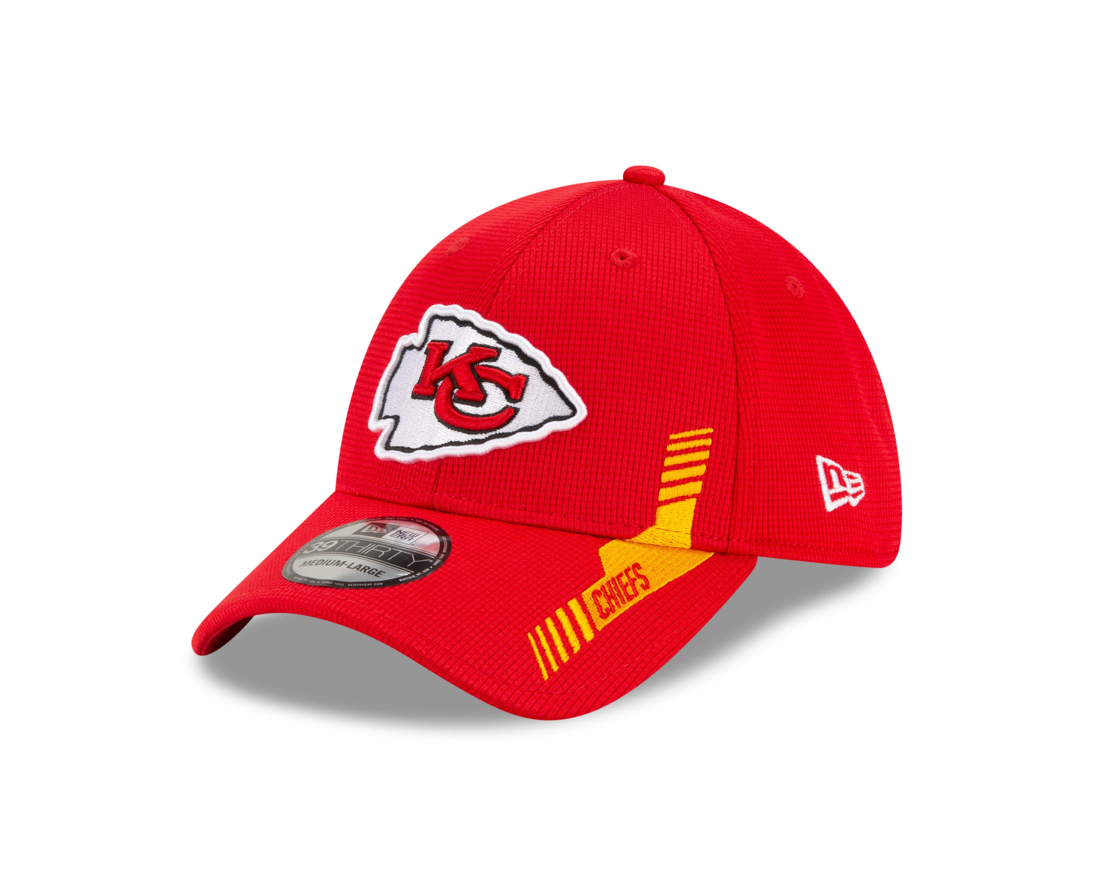 Reebok Kansas City Chiefs NFL Equipment Authentic Sideline Fitted Hat L/XL  Cap