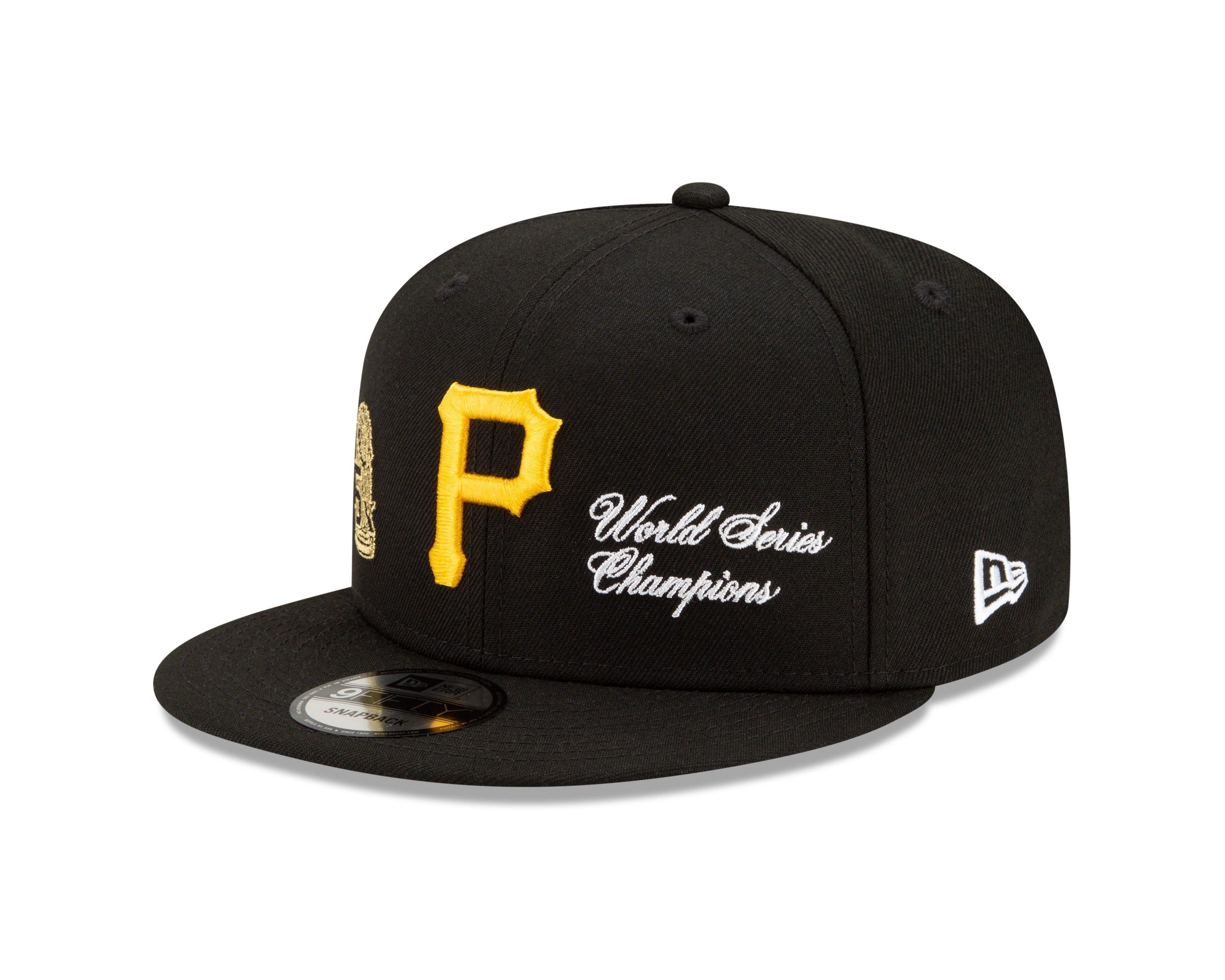 PITTSBURGH PIRATES NEW ERA 9FIFTY REAL TREE 3 DECADES SNAPBACK HAT –  Hangtime Indy