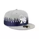 New Era Philadelphia 76ers Georgetown 59FIFTY Fitted Hat - GREY Thumbnail View 2