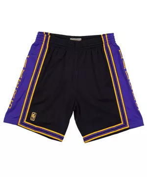 lakers youth shorts yellow
