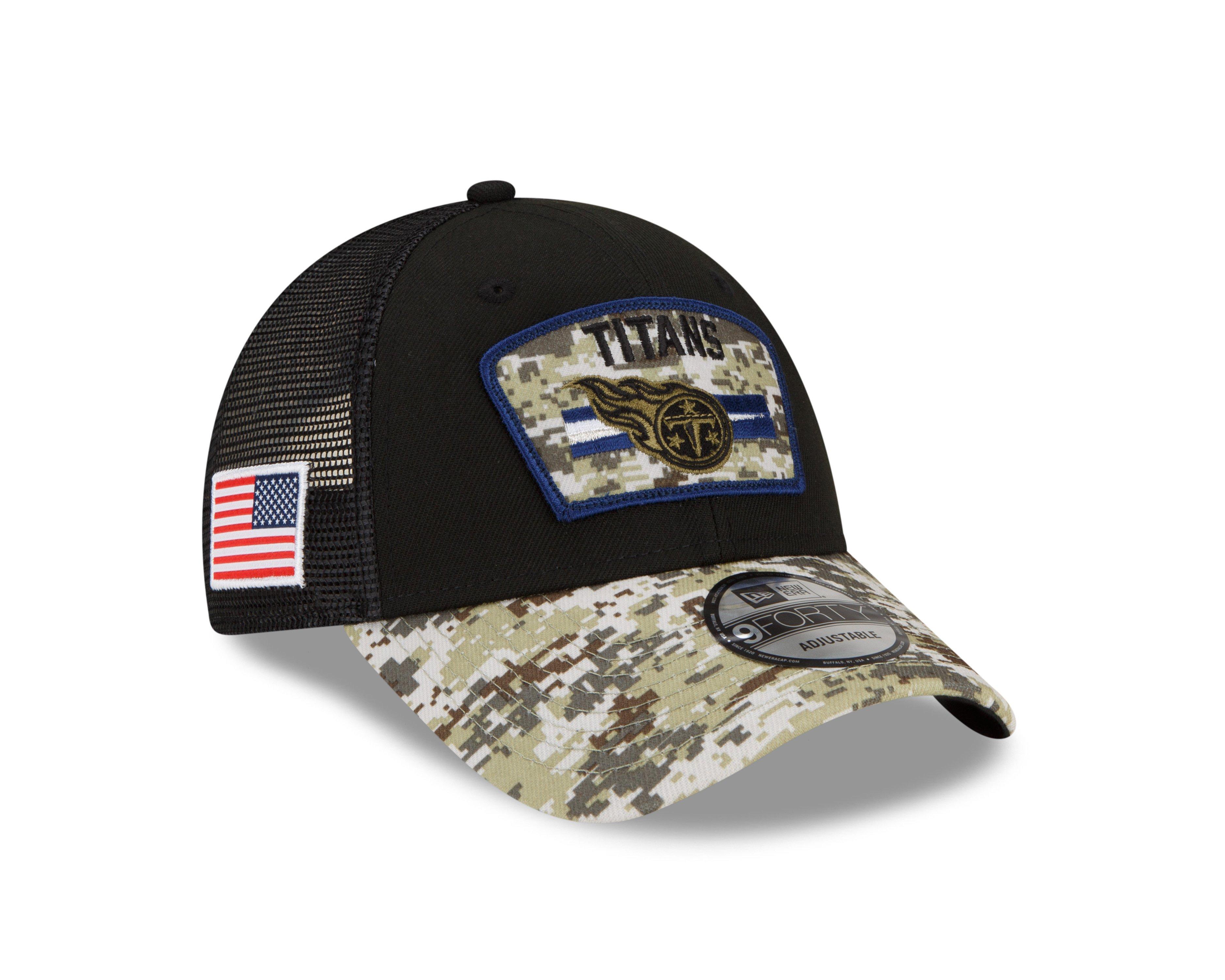 New Era Tennessee Titans Salute to Service Camo 9FORTY Snapback