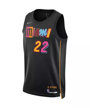 Jimmy Butler #22 Miami Heat City Version Basketball Jersey Stitched White 