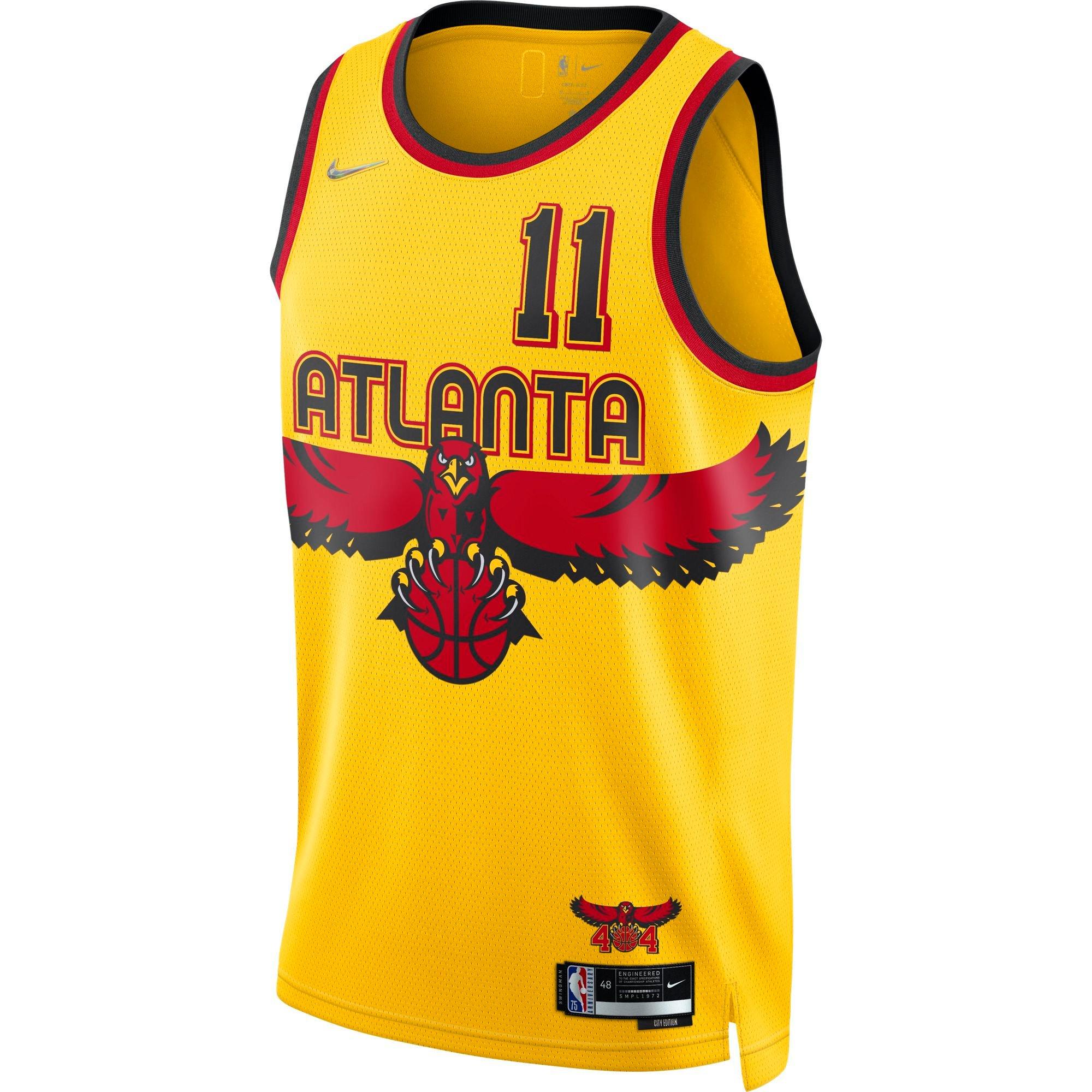 Nike Atlanta Hawks Trae Young Swingman Jersey NBA City Edition Sz 48 Large