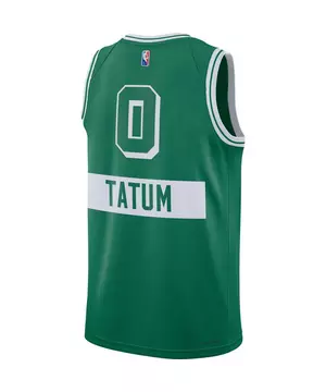 Nike Men's Boston Celtics Jayson Tatum #0 Black Dri-FIT Swingman