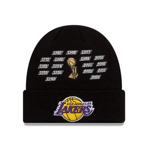 NBA Los Angeles Lakers LOGO Knit Beanie Hat NBA Store NEW NWT