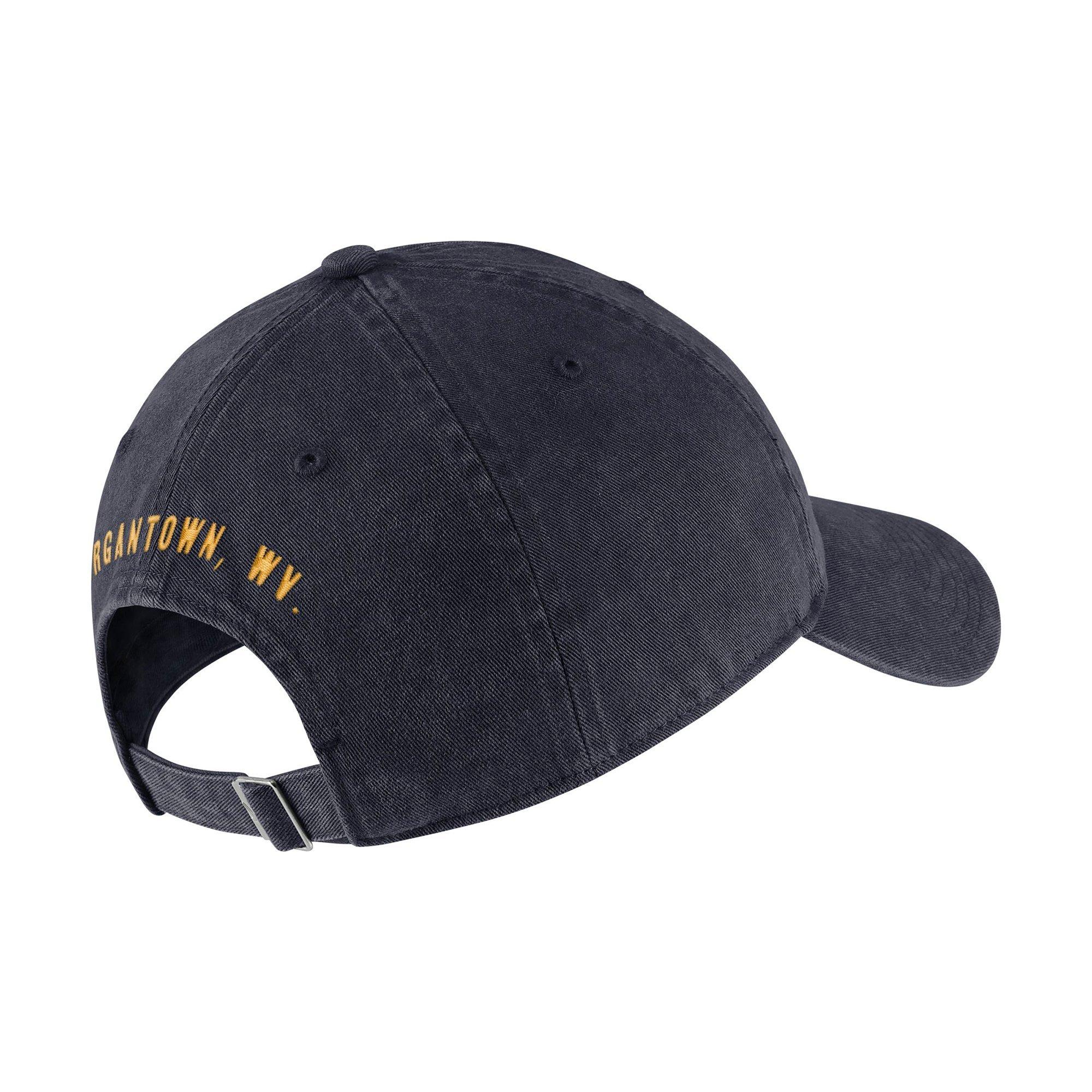 Men's Nike Navy West Virginia Mountaineers Vault Heritage86 Adjustable Hat