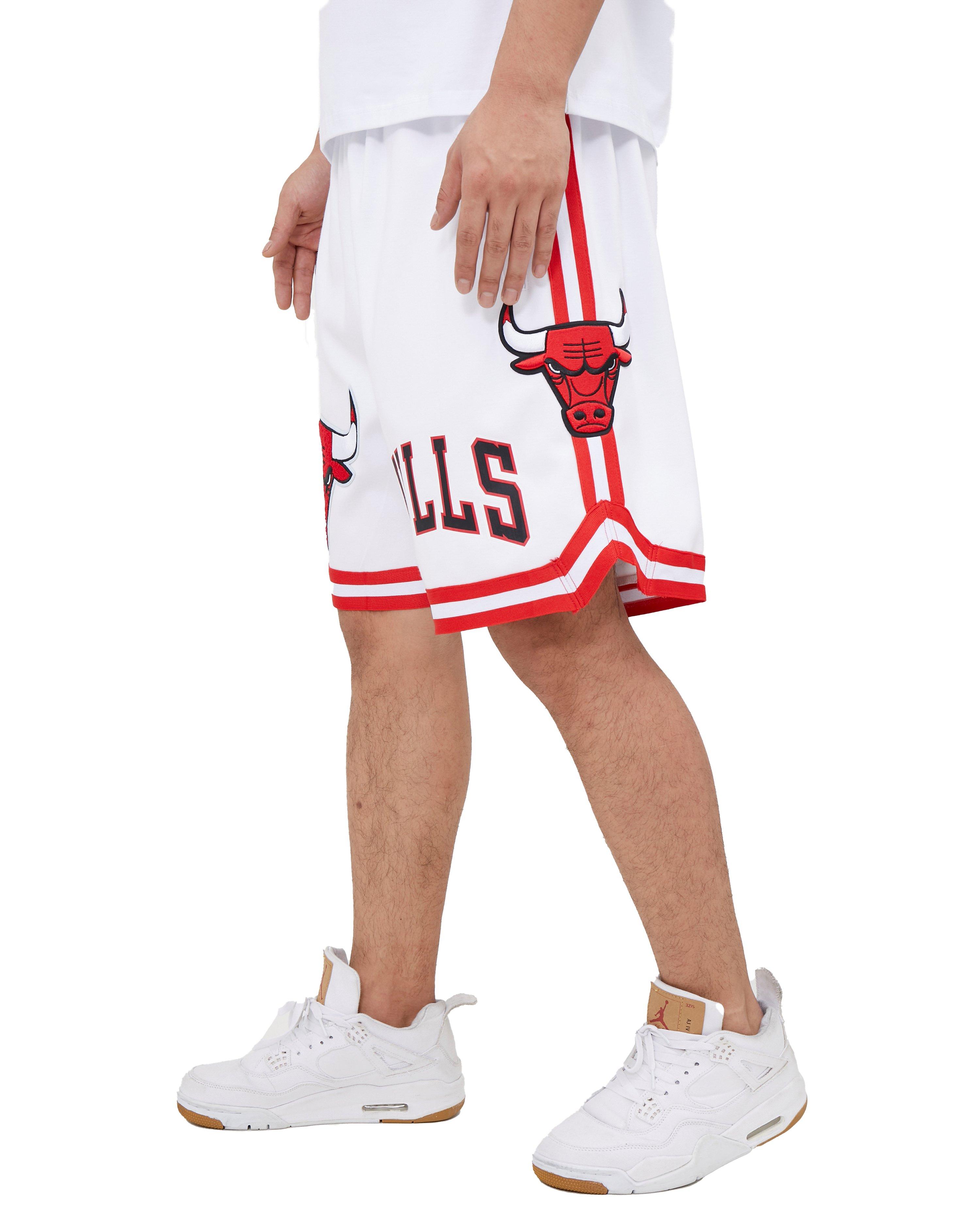 Nike Men's Chicago Bulls NBA Association Swingman Shorts - White - Hibbett