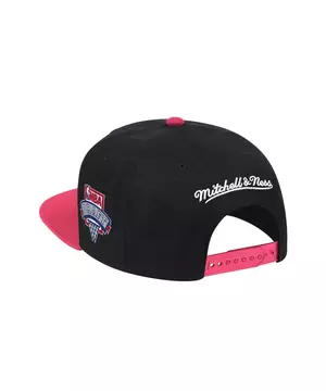 Mitchell & Ness San Antonio Spurs All Star Color Snapback Hat, Black/Pink