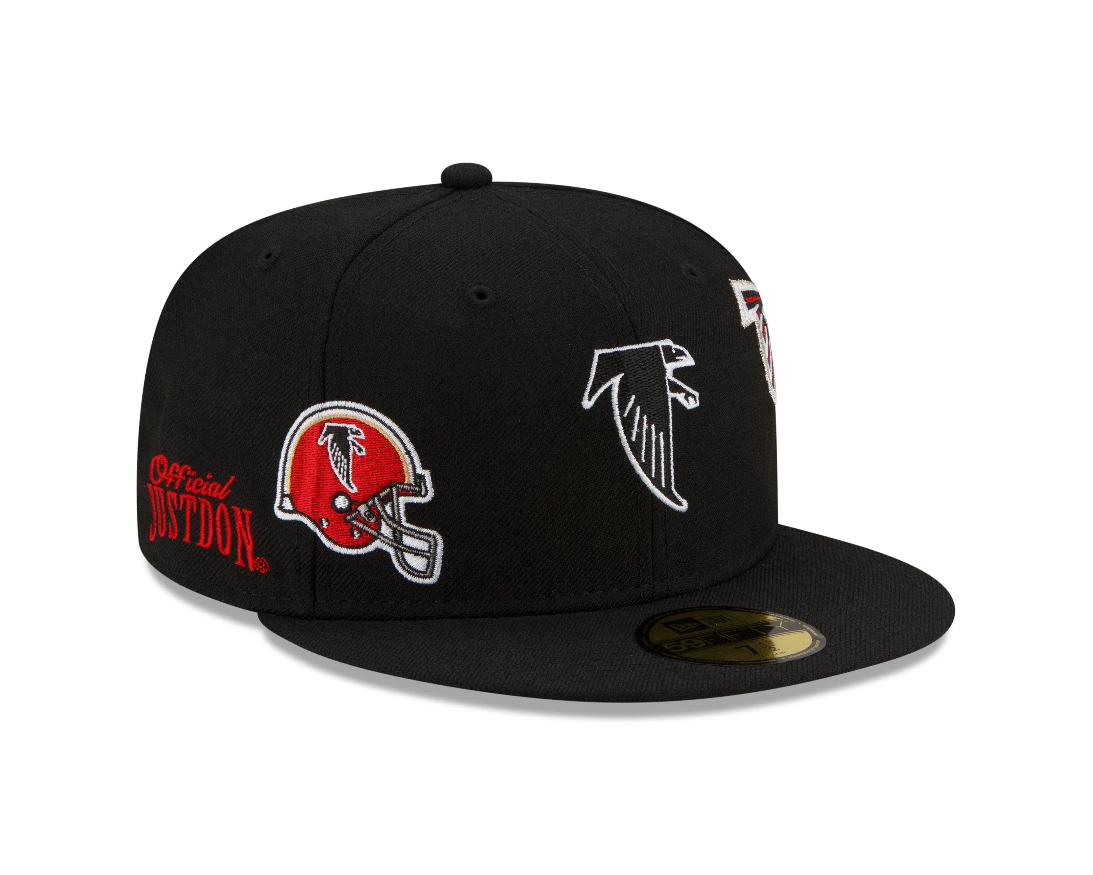 Reebok Atlanta Falcons Flat Brim Fitted Hat - 7 1/4