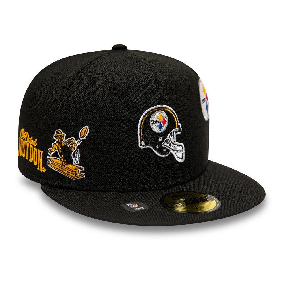 New Era Pittsburgh Steelers NFL Throwback Corduroy Fitted Hat - Hibbett