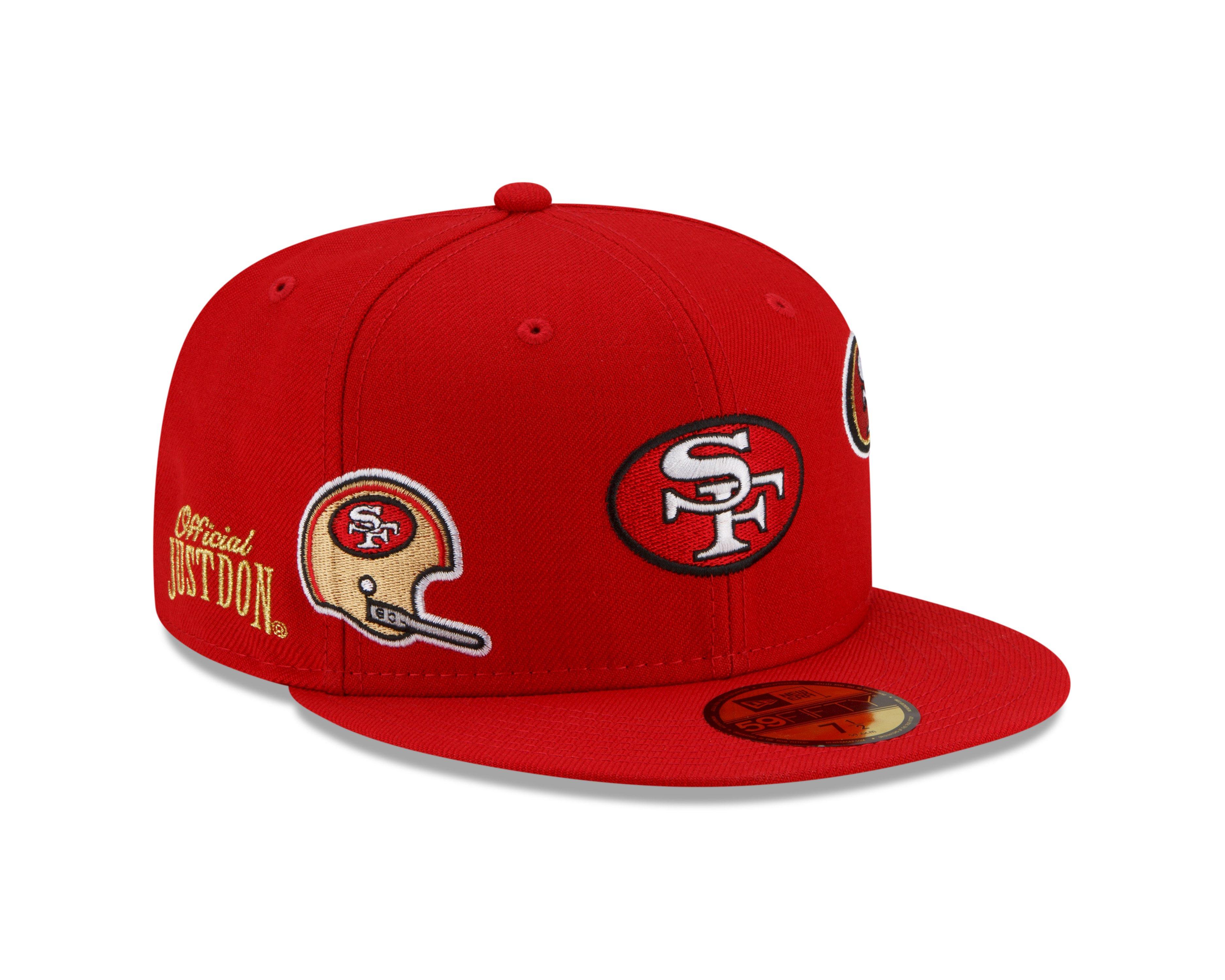 New Era San Francisco 49ers Just Don NFL 59FIFTY Fitted Hat - Hibbett