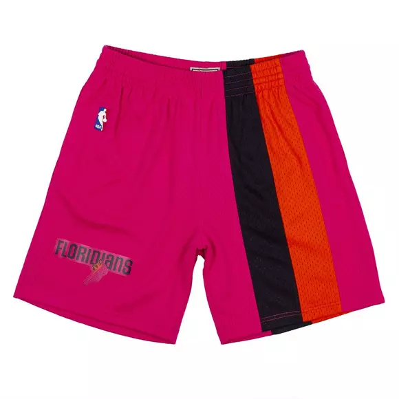 Nike Basketball NBA Miami Heat swingman shorts in pink/blue