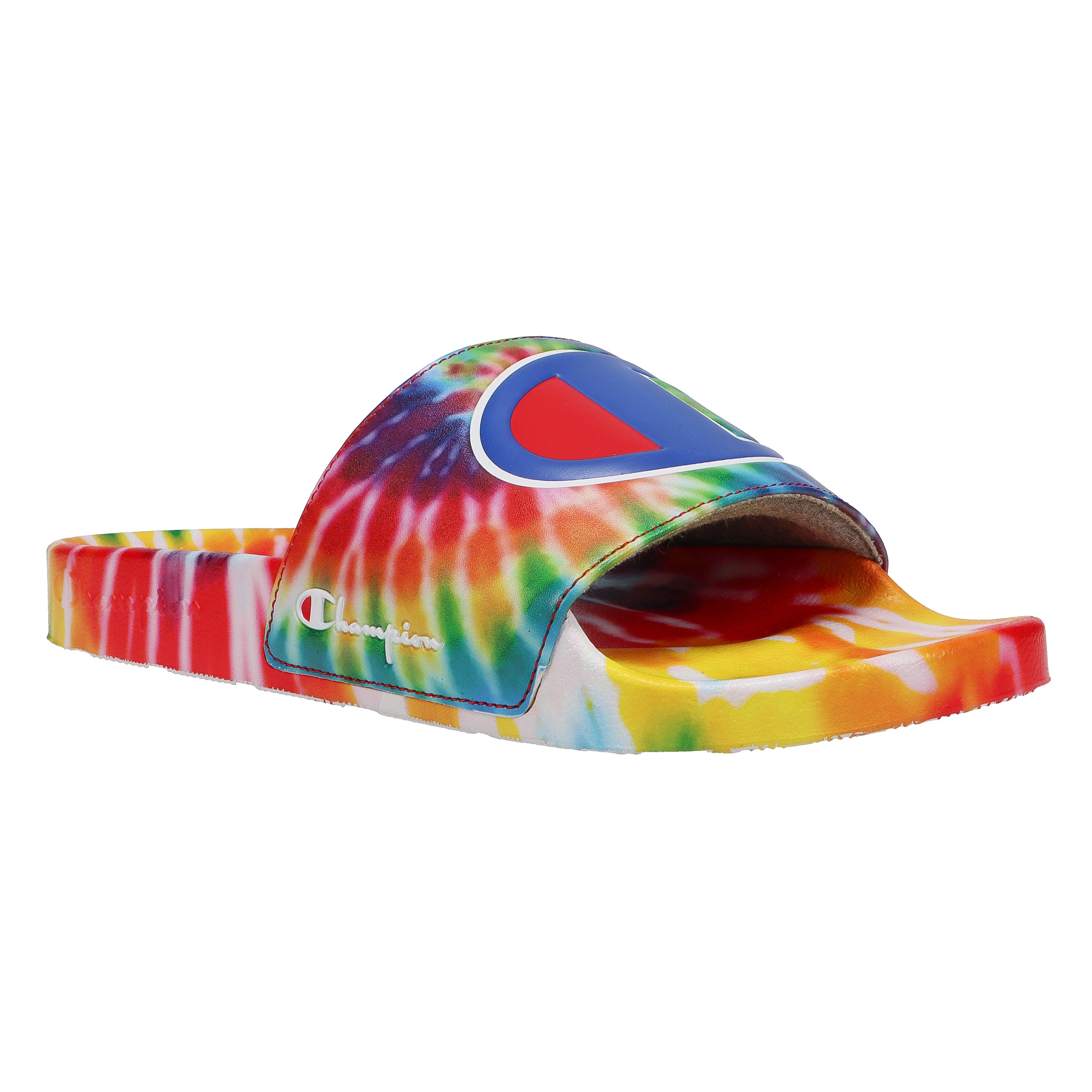 Multicolor champion sale slides