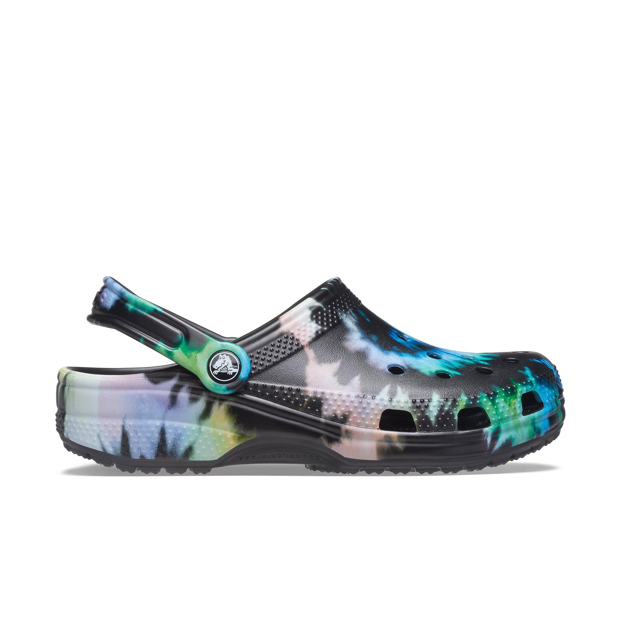 Men's classic best sale tie dye crocs