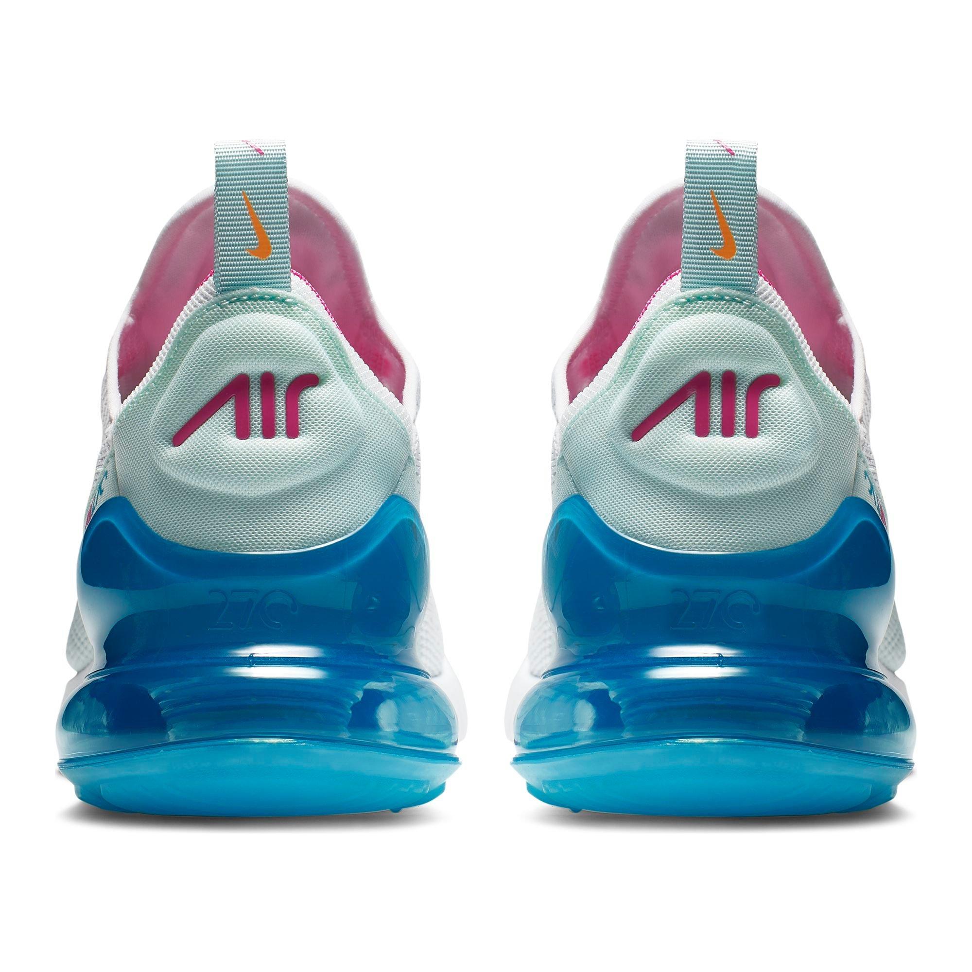 Air max 270 shop light blue fury/laser fuchsia