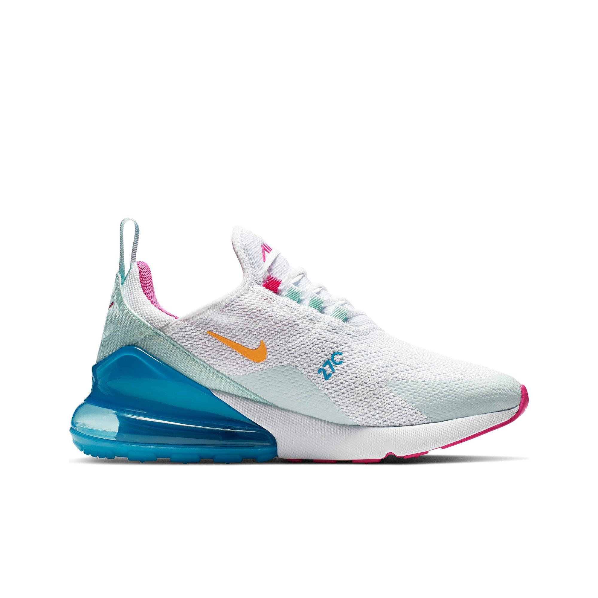 Nike Air Max 270 White/University Gold/Laser Fuchsia Women's Shoe -  Hibbett