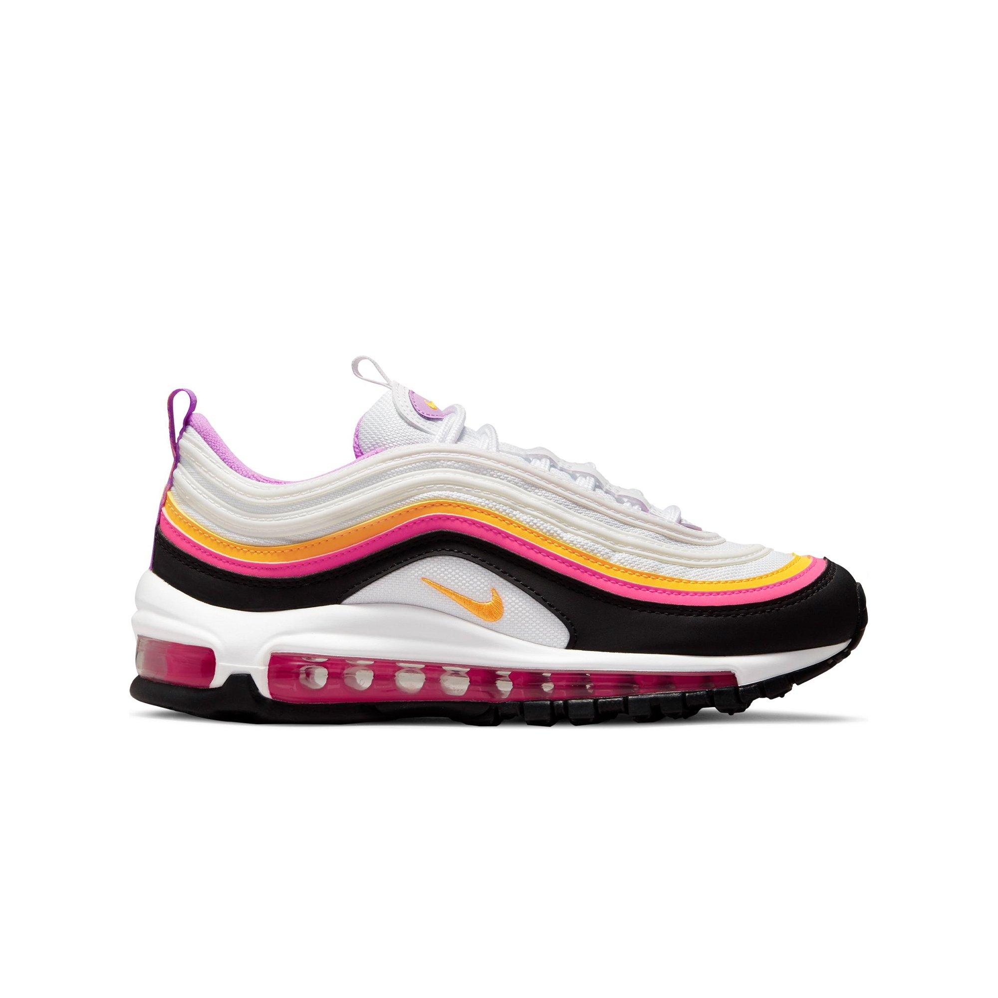 pink orange purple air max 97