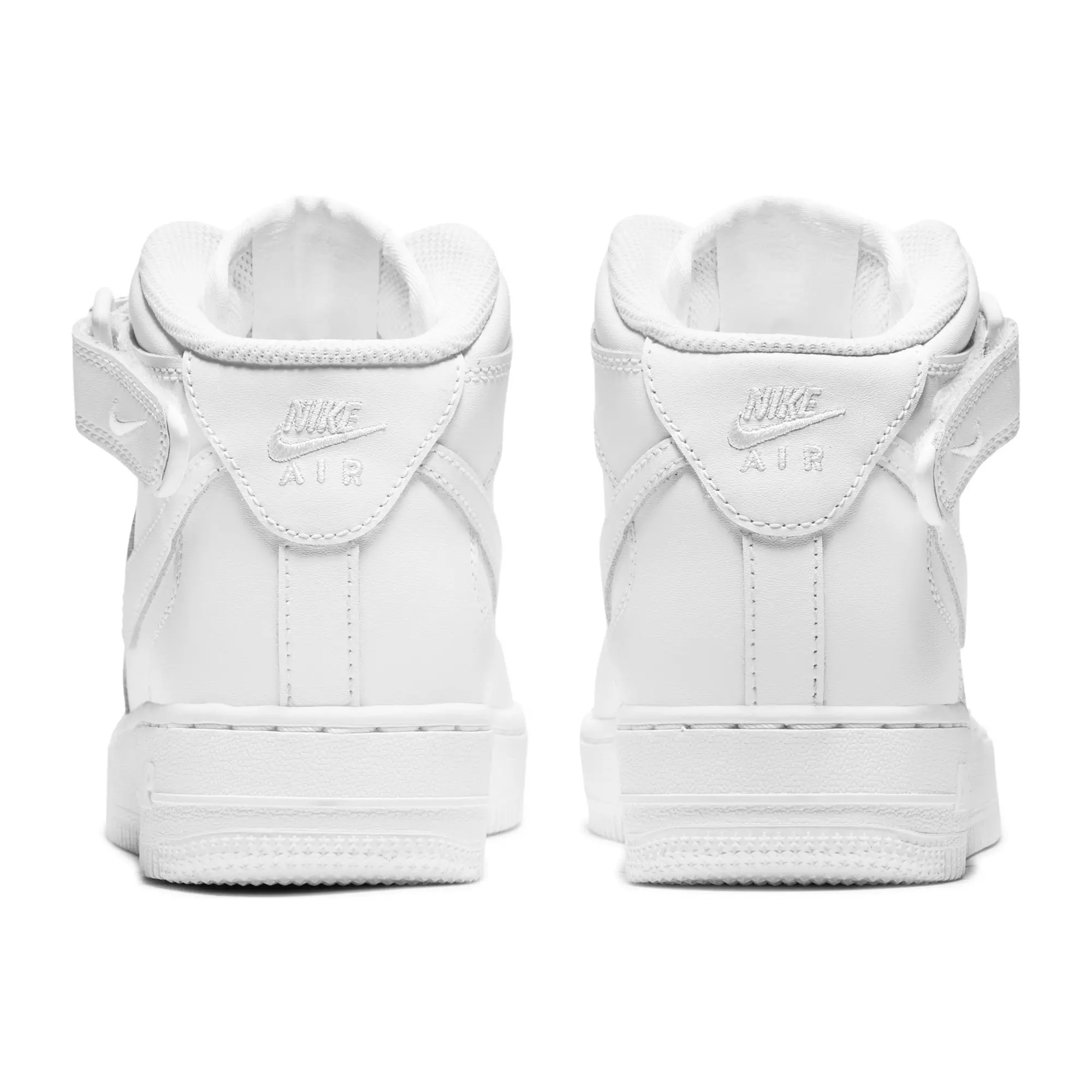 Nike Air Force 1 Mid LE "White" Grade School Kids' Shoe - WHITE