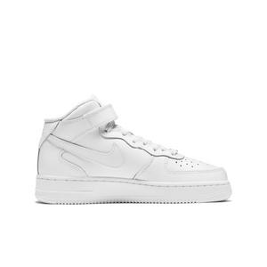 Nike Air Force 1 Mid LE "White" Grade School Kids' Shoe - WHITE