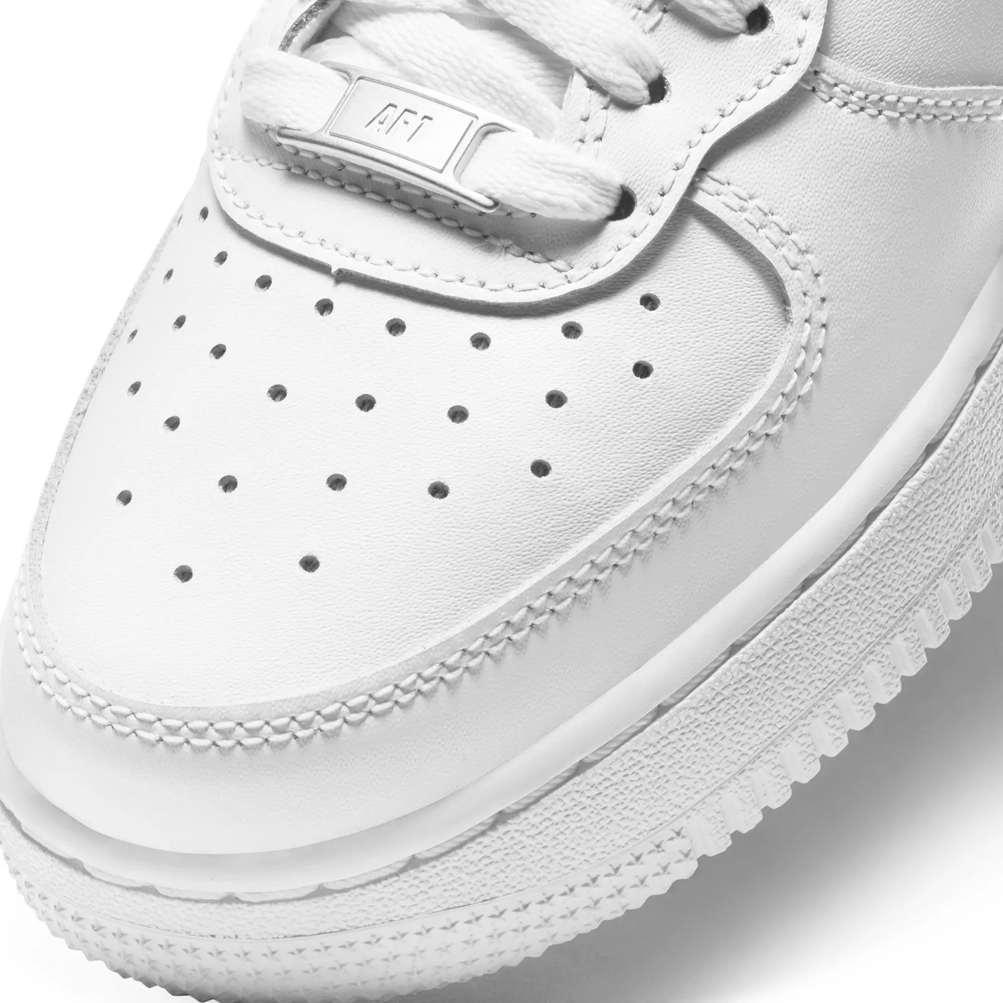 Nike Air Force 1 Mid LE "White" Grade School Kids' Shoe - WHITE