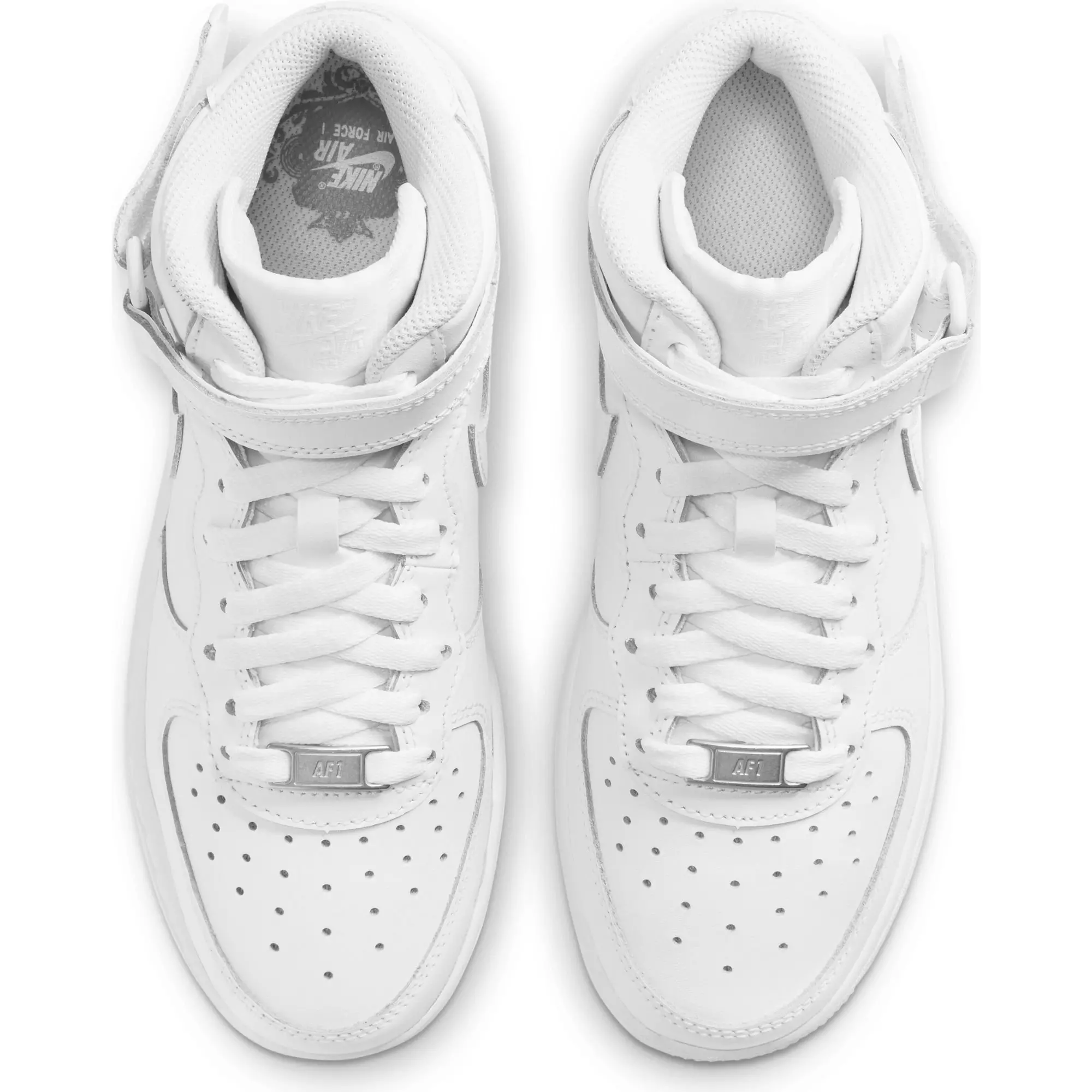 Nike Air Force 1 Mid LE "White" Grade School Kids' Shoe - WHITE