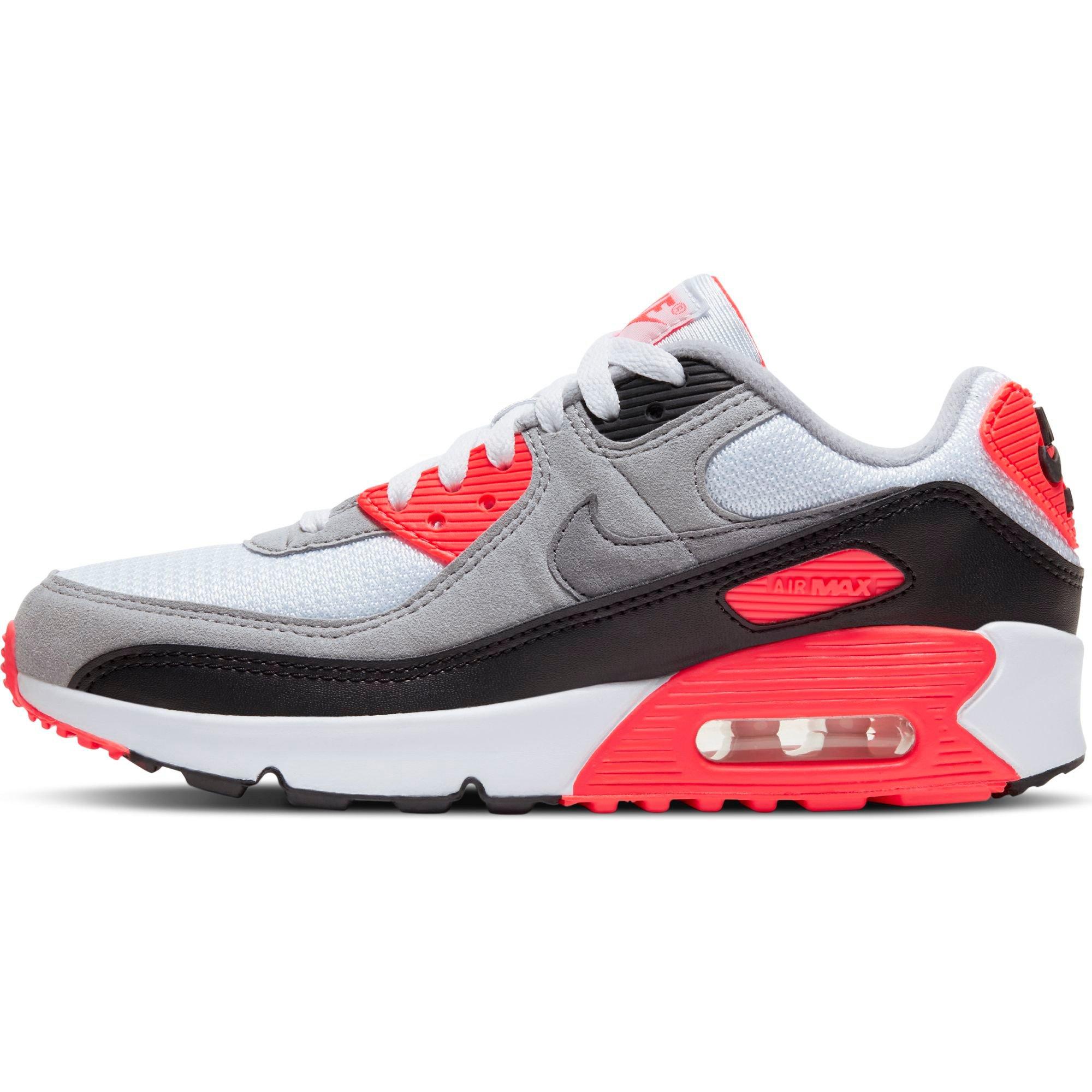 red grey and white nike air max