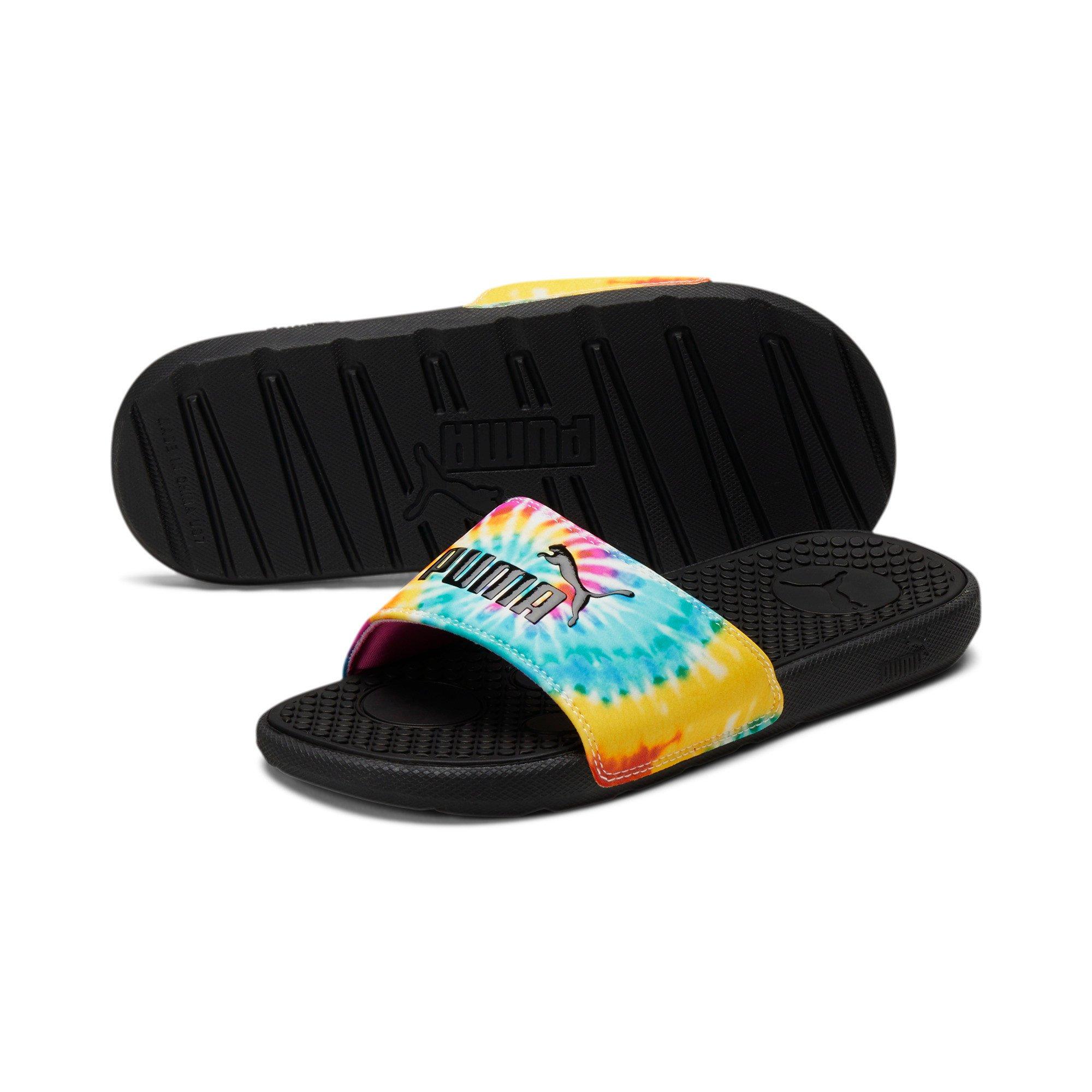 Puma tie dye online slides