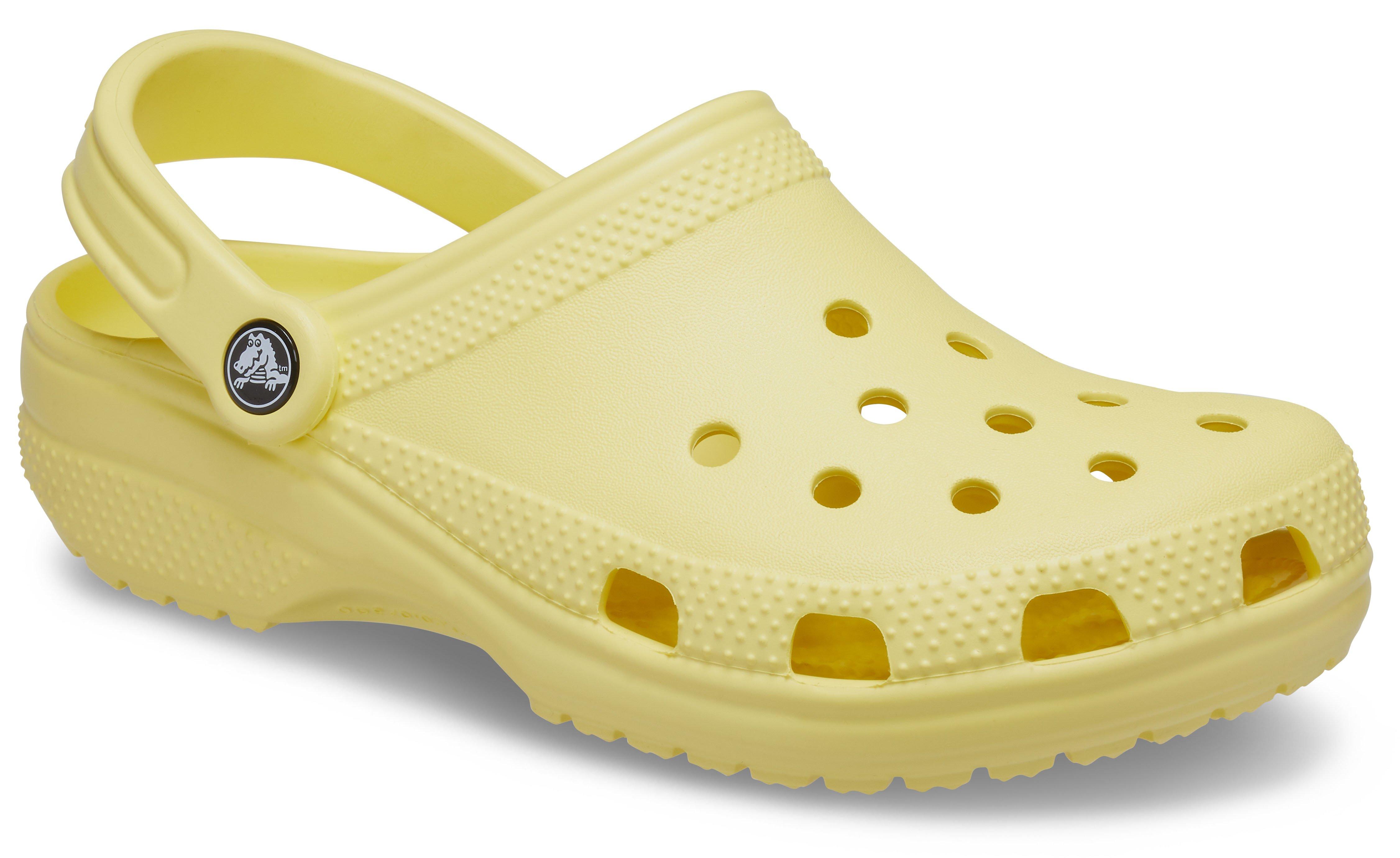 Crocs with discount bananas on them