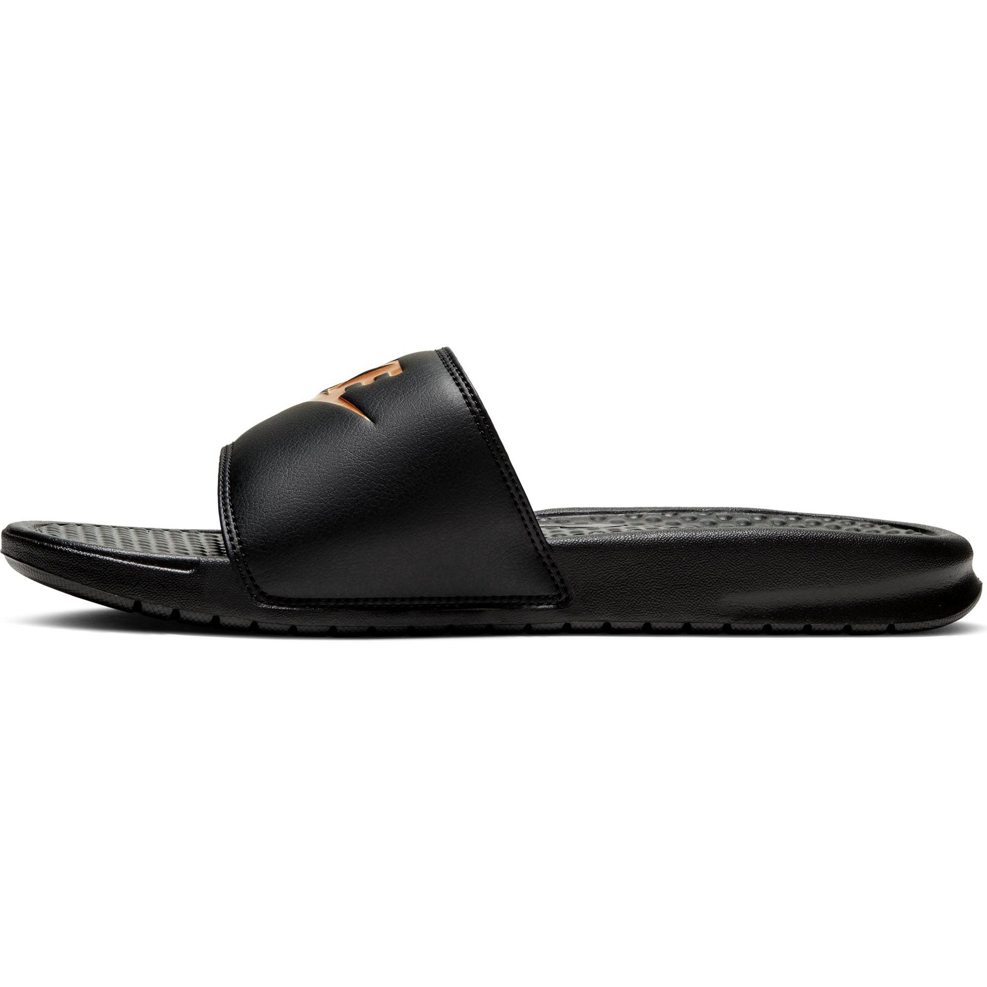 Nike benassi best sale jdi black gold