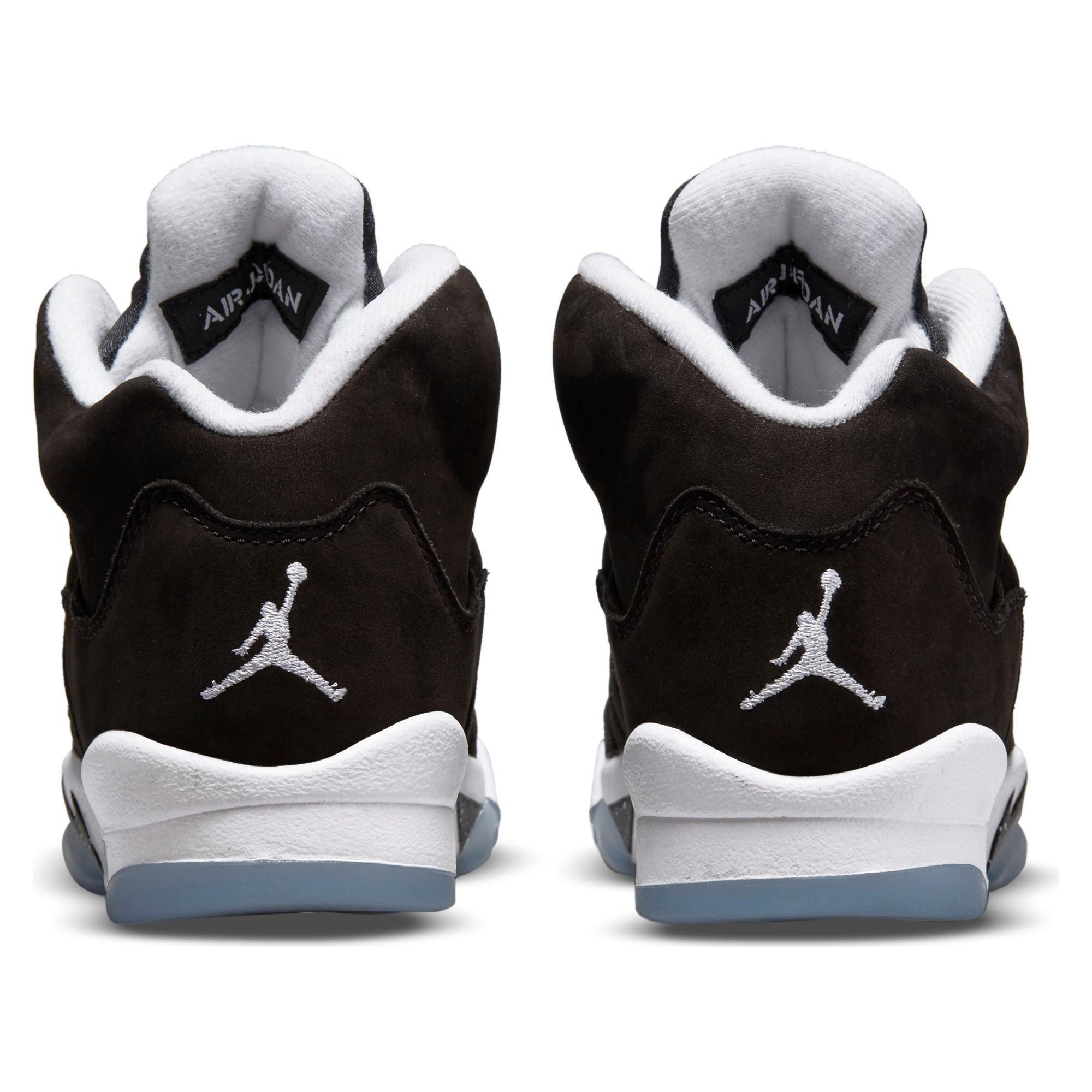 Jordan 5 Retro Black/Cool Grey/White Men's Shoe - Hibbett