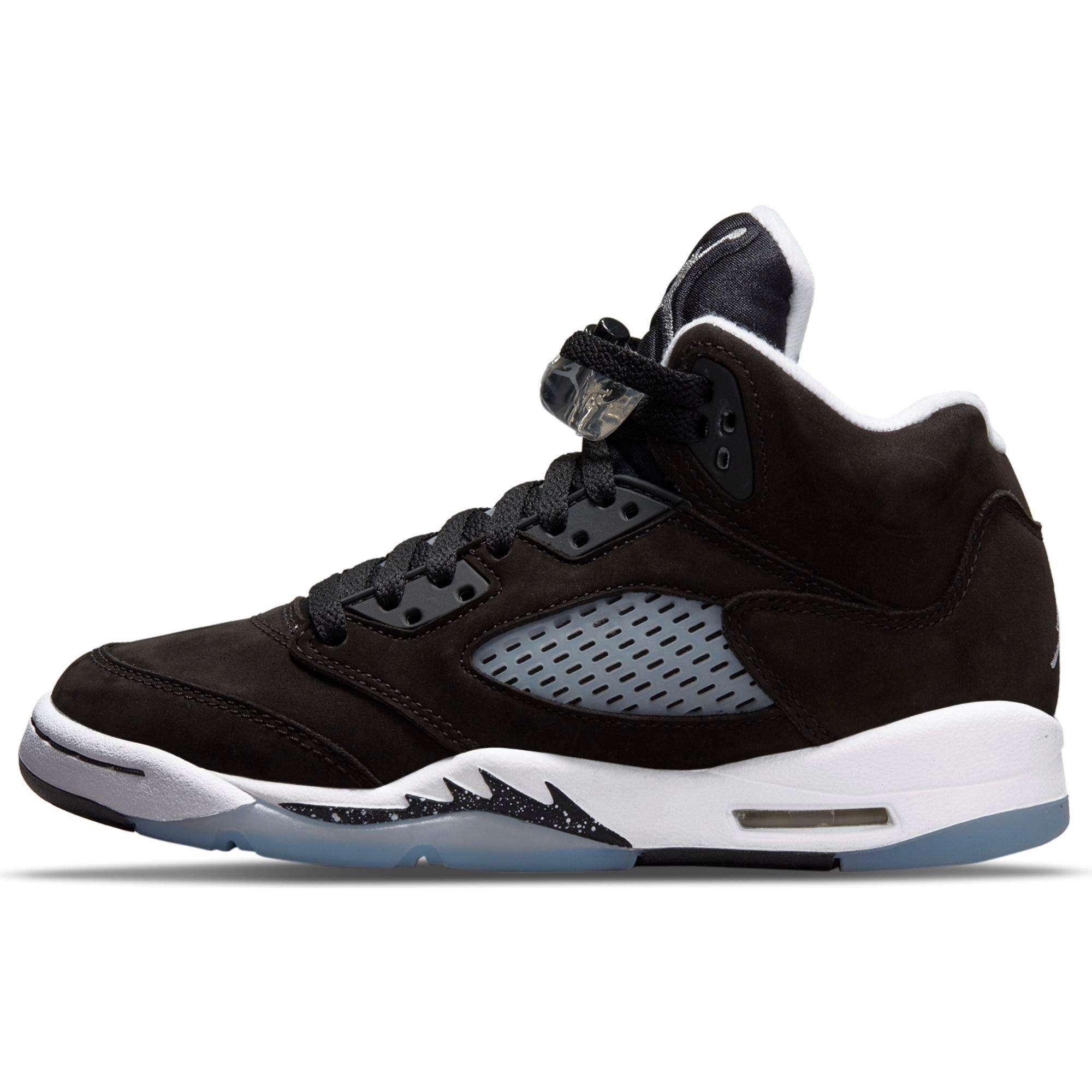 Jordan 5 Retro Black/Cool Grey/White Men's Shoe - Hibbett