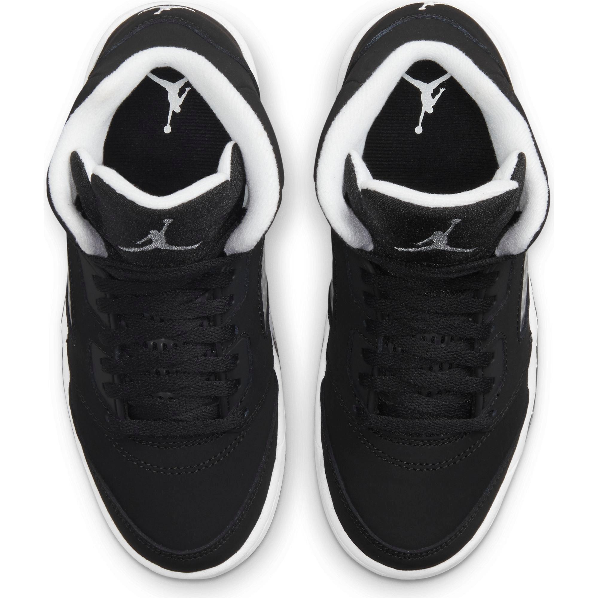 Jordan 5 Retro Black/Cool Grey/White Men's Shoe - Hibbett