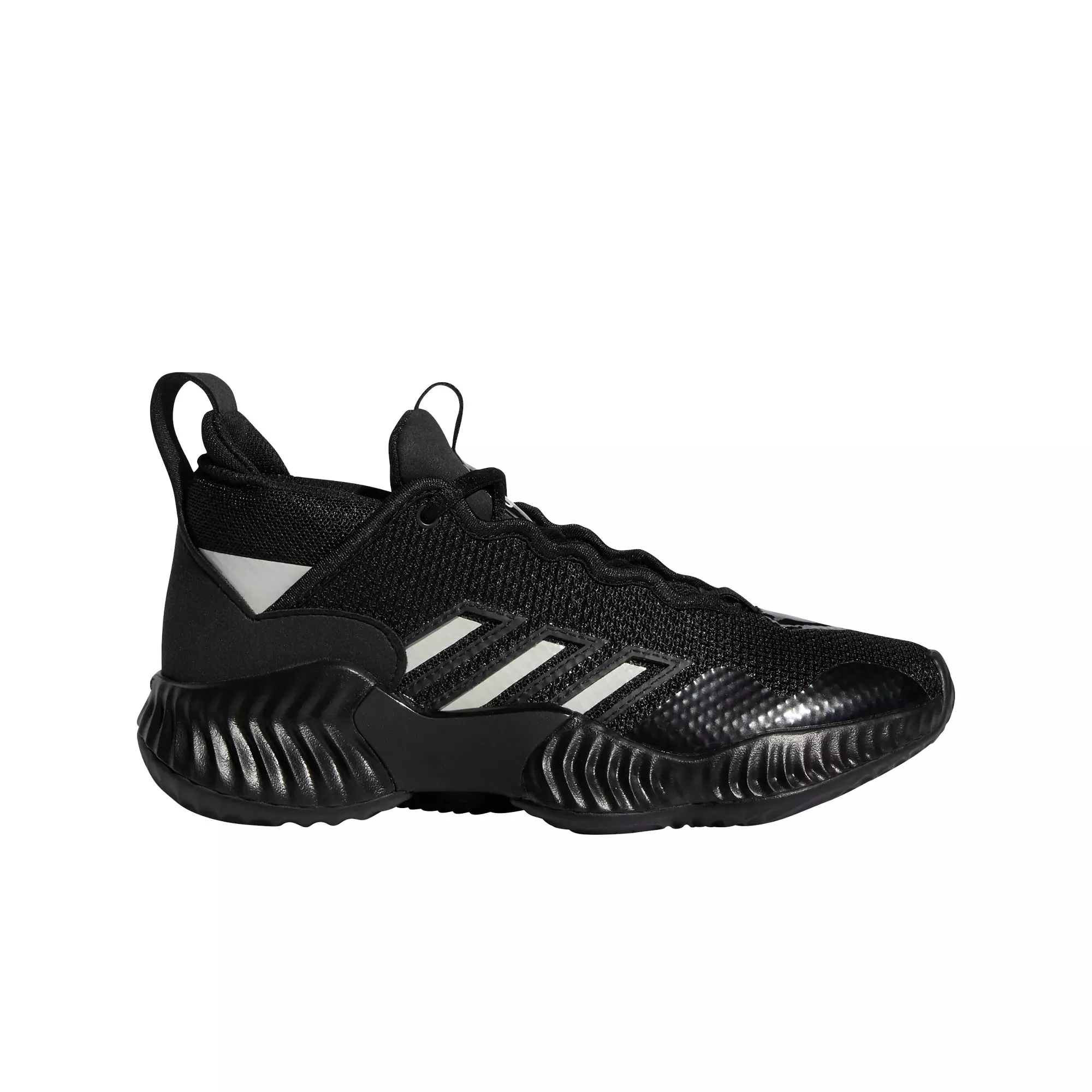 adidas Court Vision 3 "Black/Grey" Grade School Boys' Basketball Shoe - BLACK/GREY